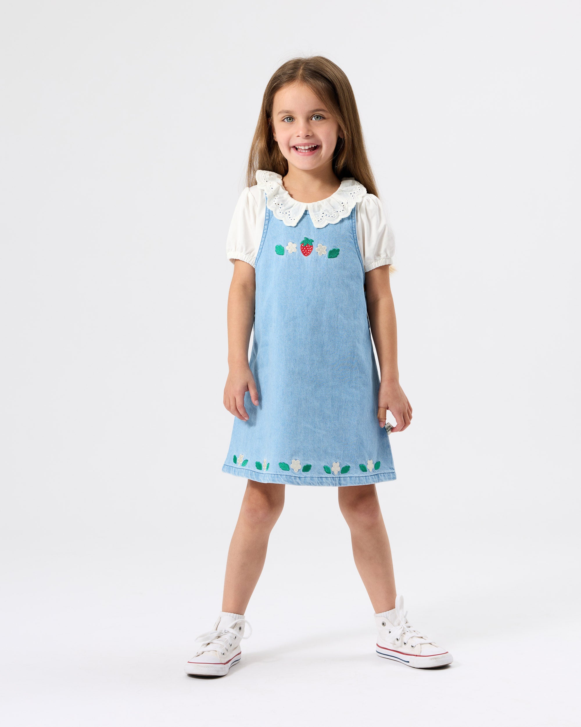 Goldie + Ace - Laura Puff Sleeve Collar Top