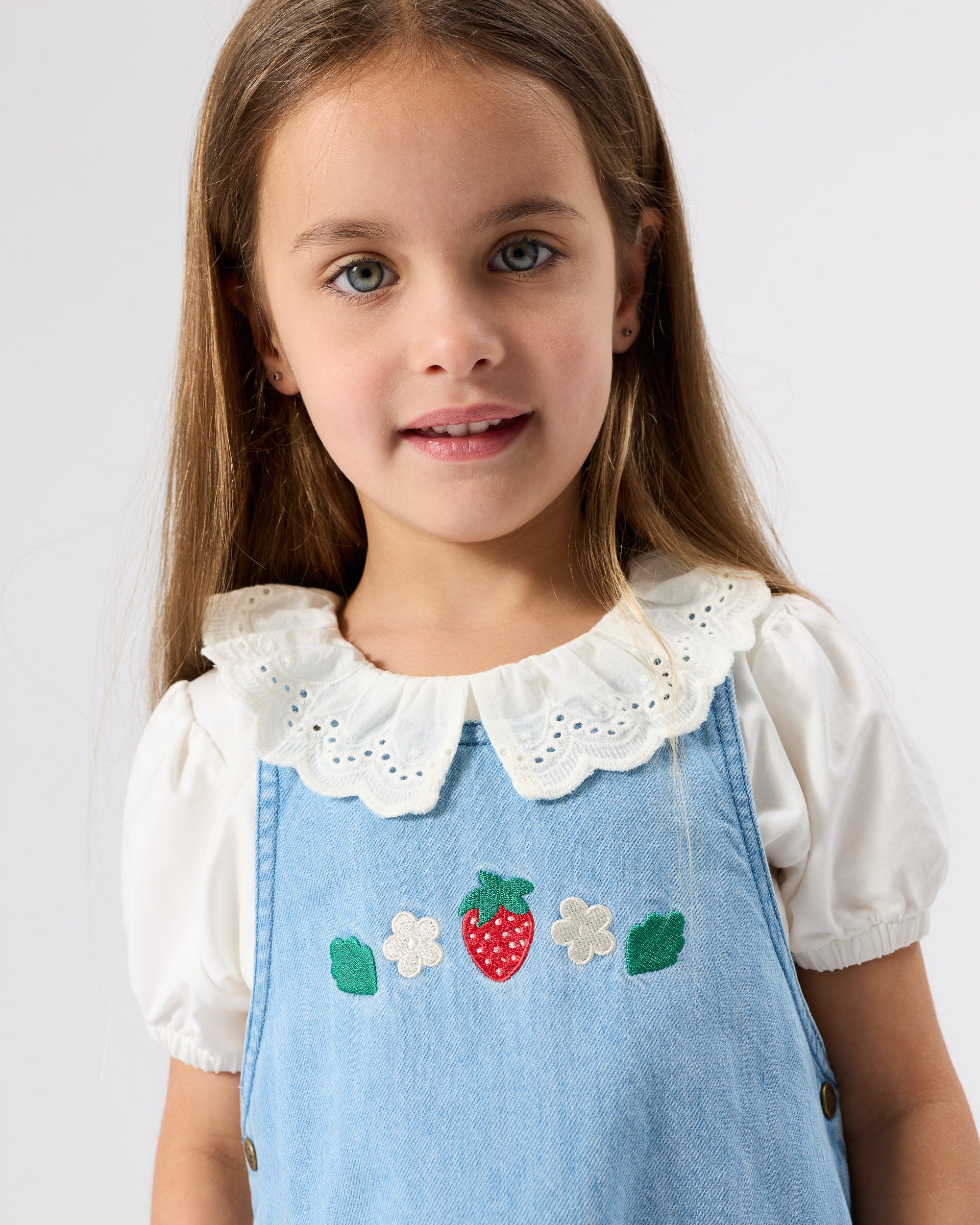 Goldie + Ace - Laura Puff Sleeve Collar Top