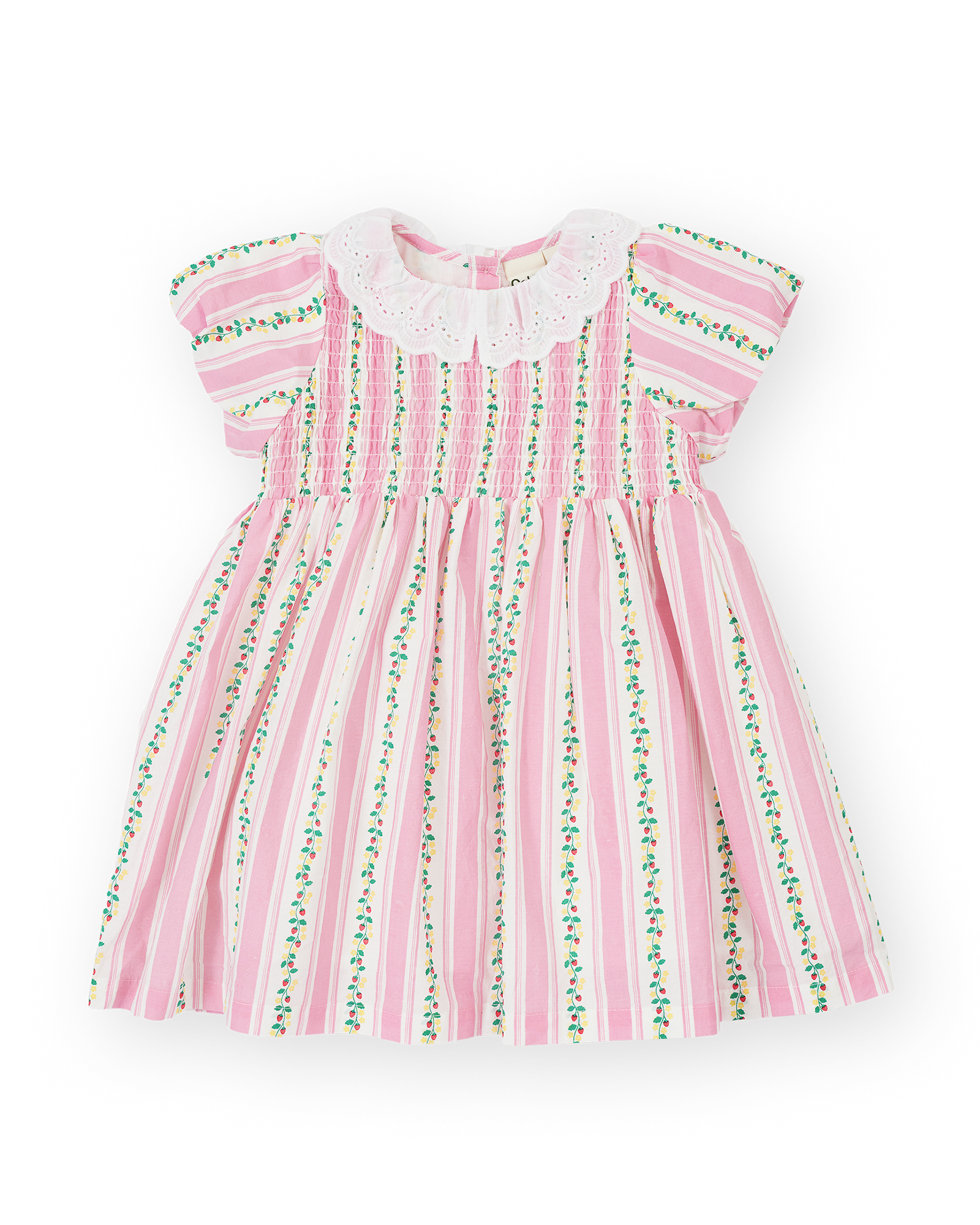 Goldie + Ace - Antique Stripe Strawberry Flo Smocked Dress
