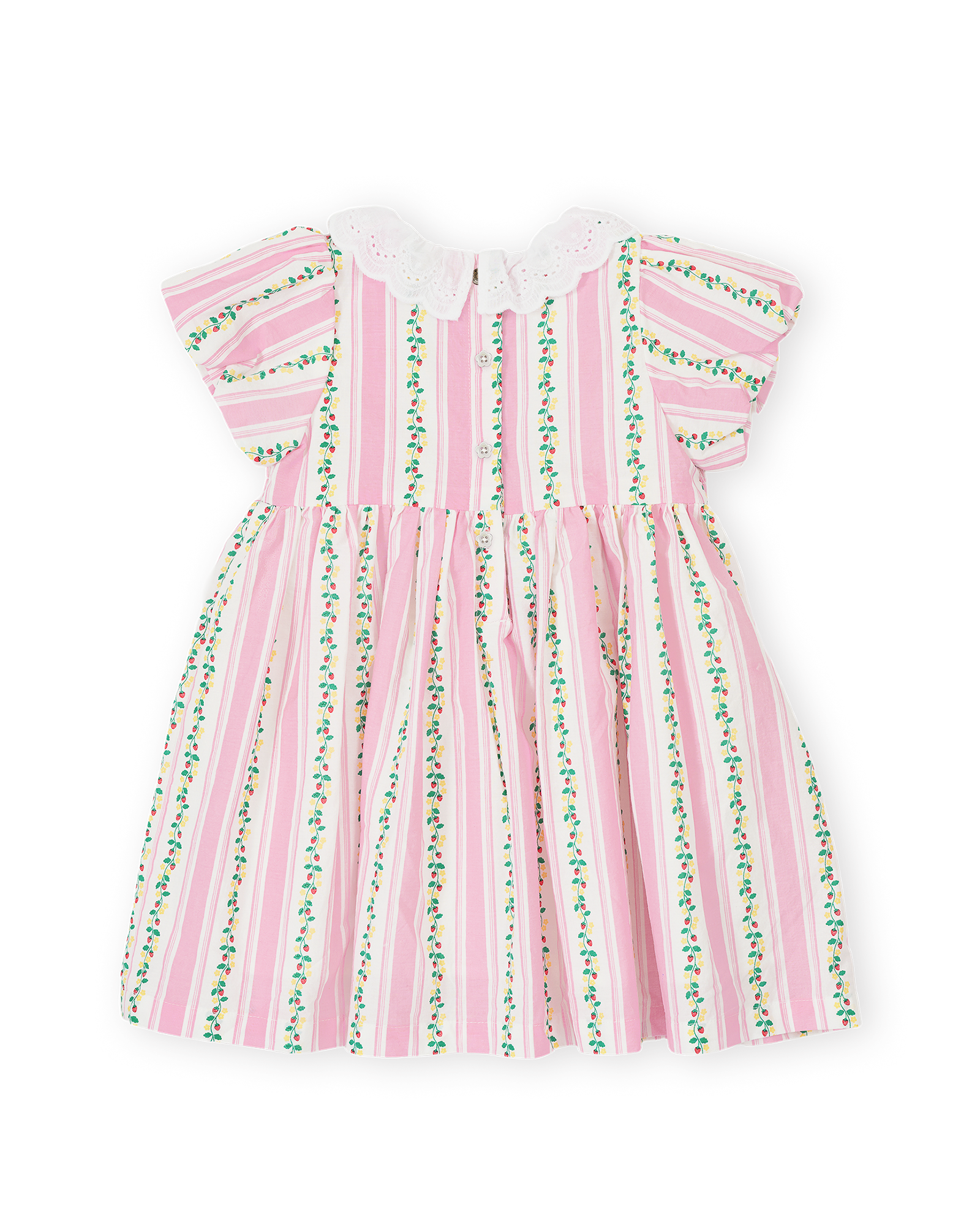 Goldie + Ace - Antique Stripe Strawberry Flo Smocked Dress