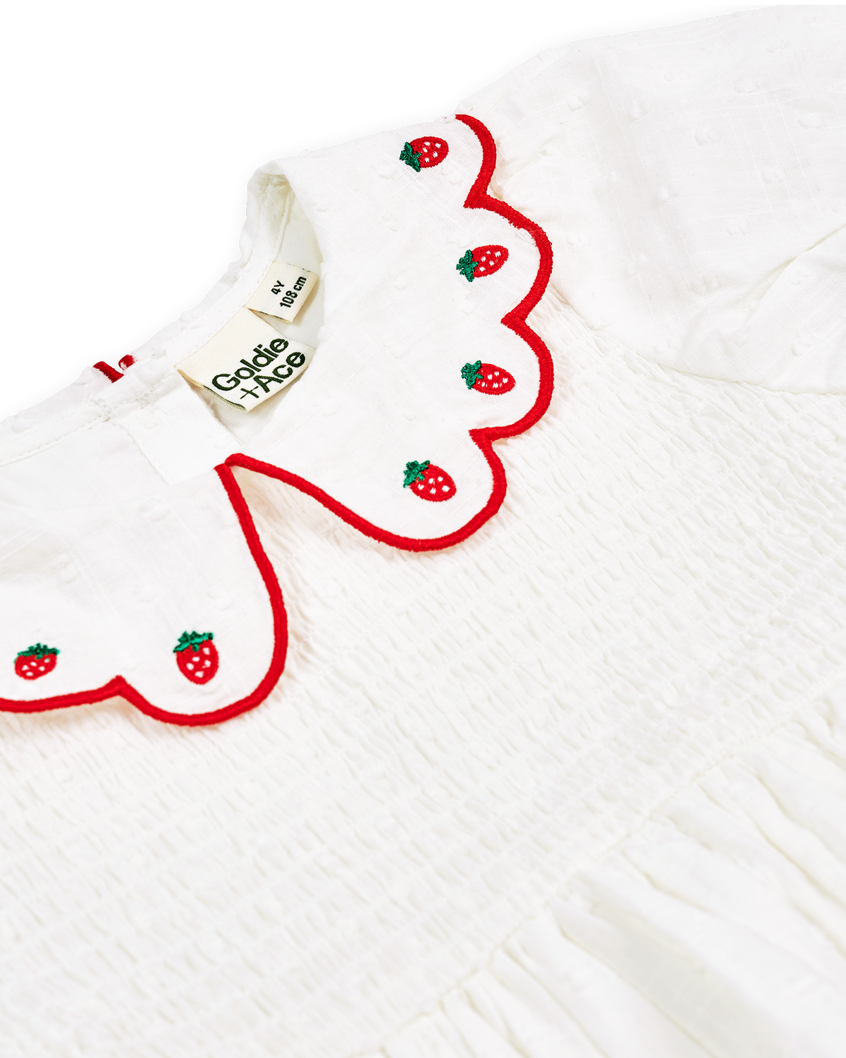 Goldie + Ace - Sweet Strawberry Flo Smocked Dress