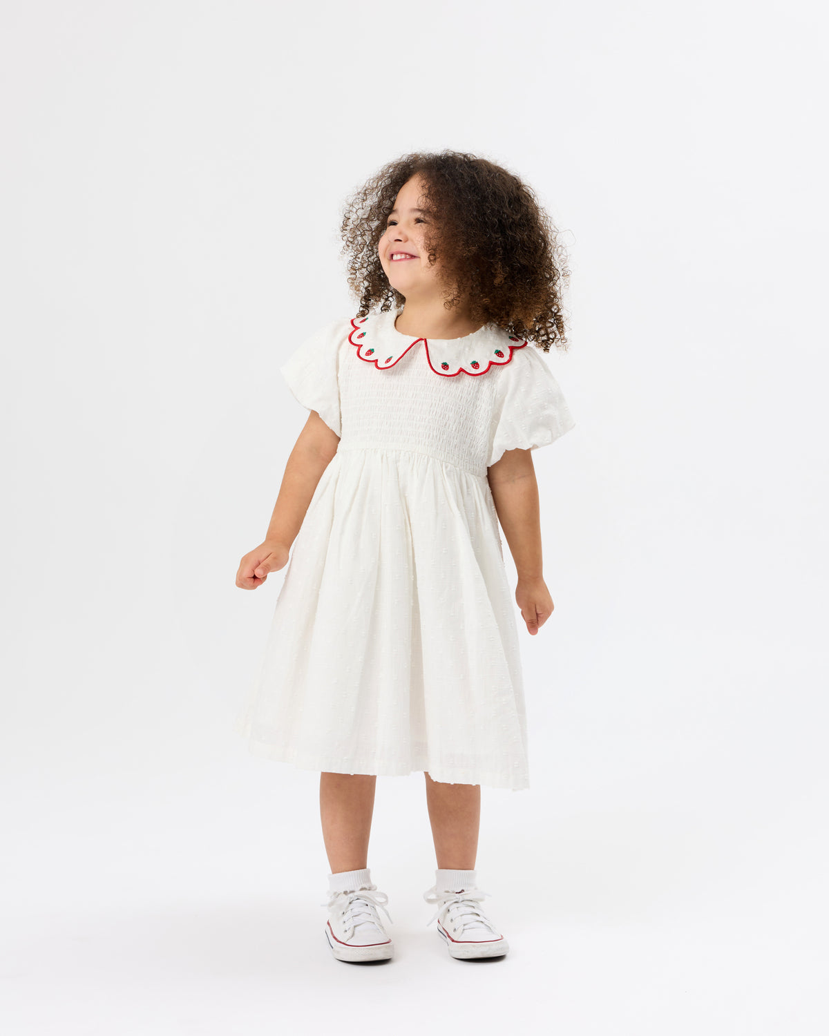Goldie + Ace - Sweet Strawberry Flo Smocked Dress