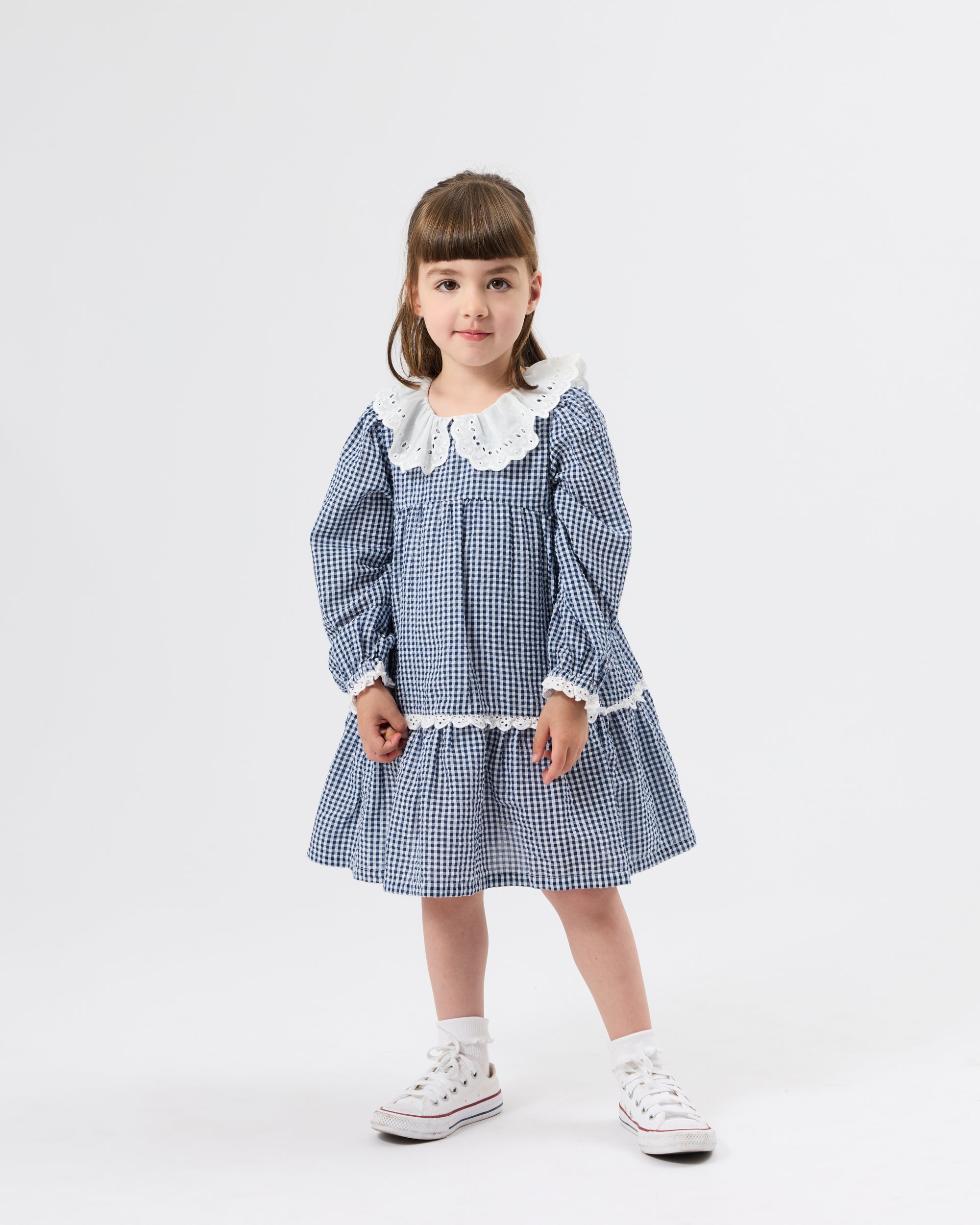 Goldie + Ace - Gingham Collared Dress