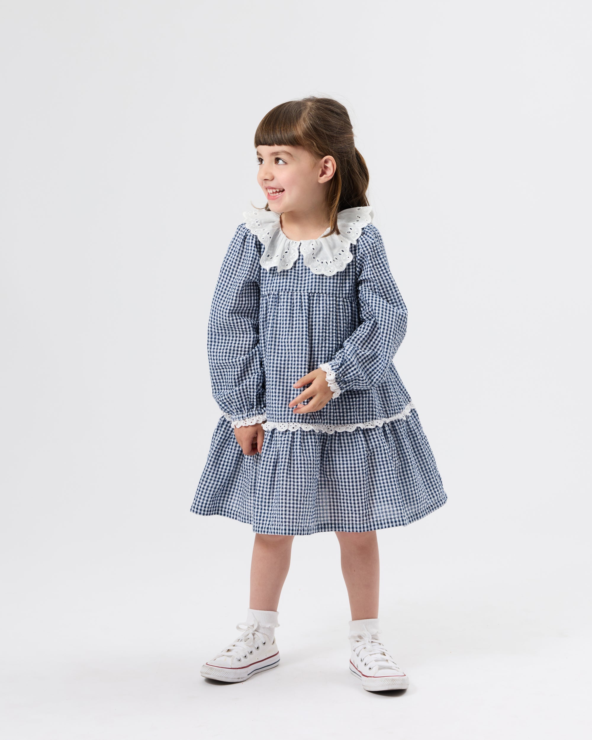 Goldie + Ace - Gingham Collared Dress