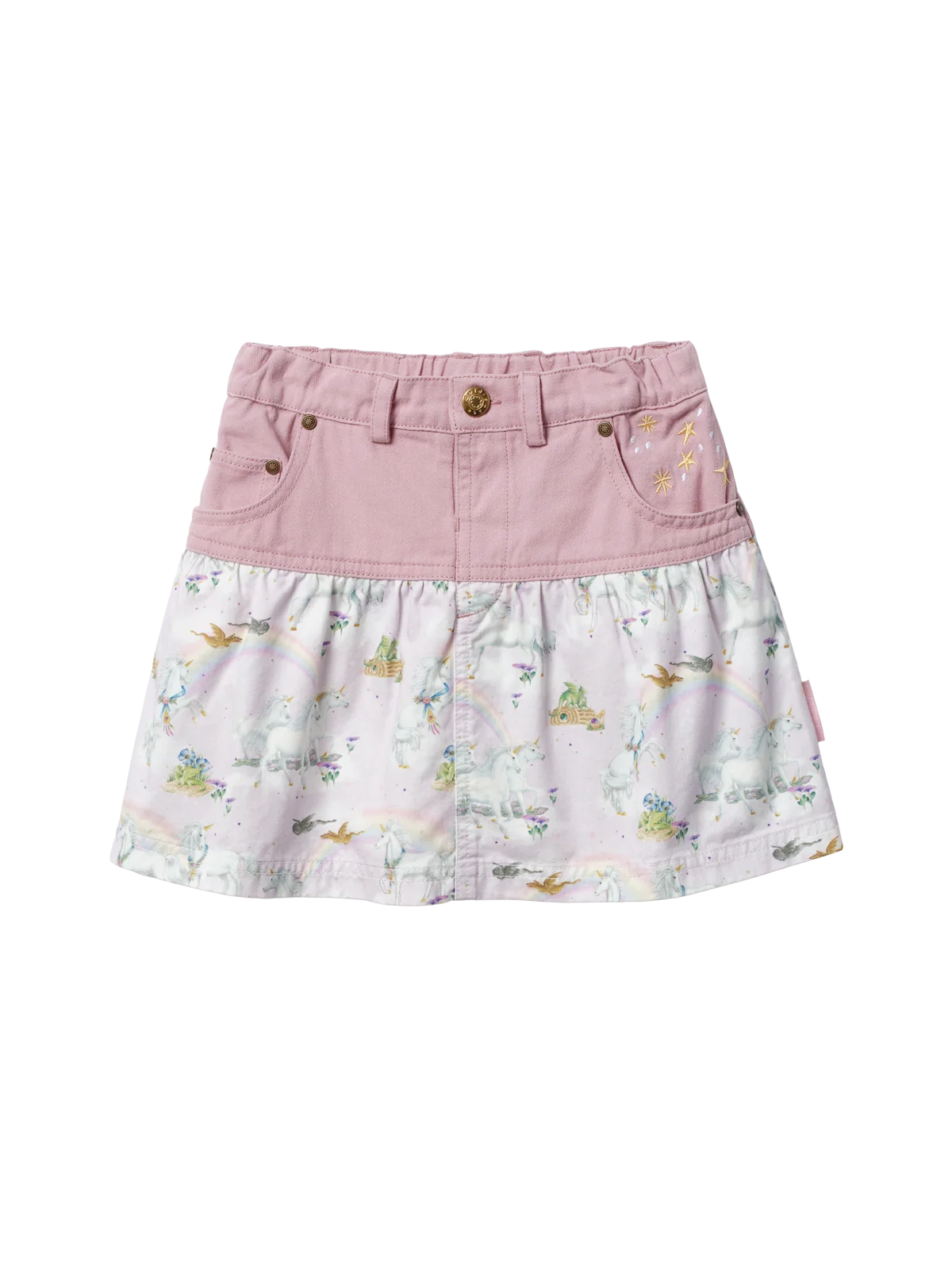 Goldie + Ace - Shirley Barber Unicorn Peplum Skirt