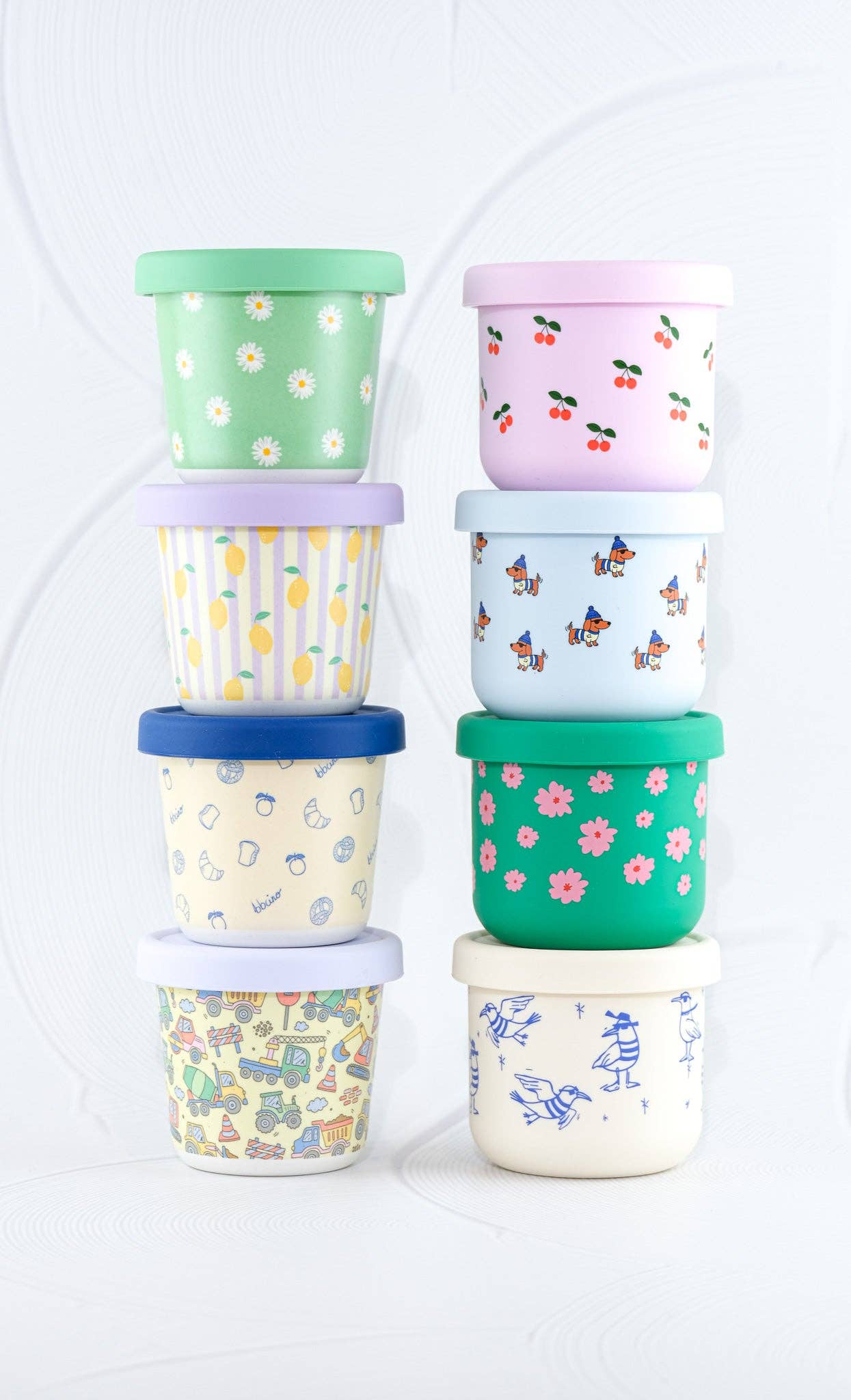 BBcino - Reusable Snack Pot 250ml Cherub
