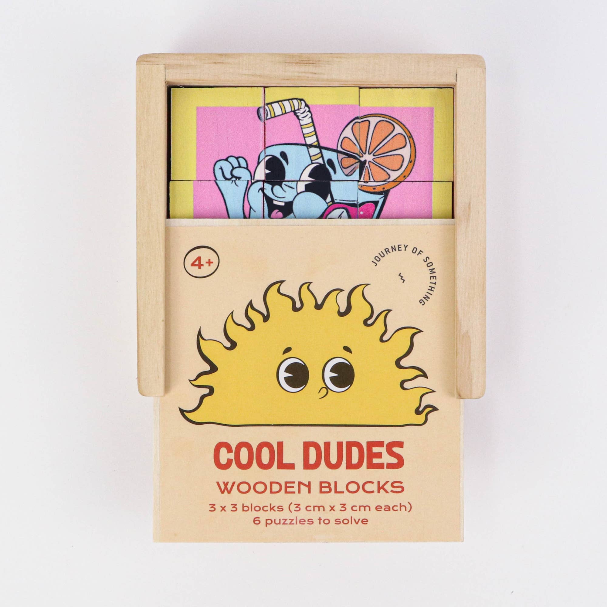 Journey of Something - Cool Dudes Wooden Blocks