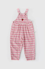 Goldie Vintage Overalls Very Berry Gingham