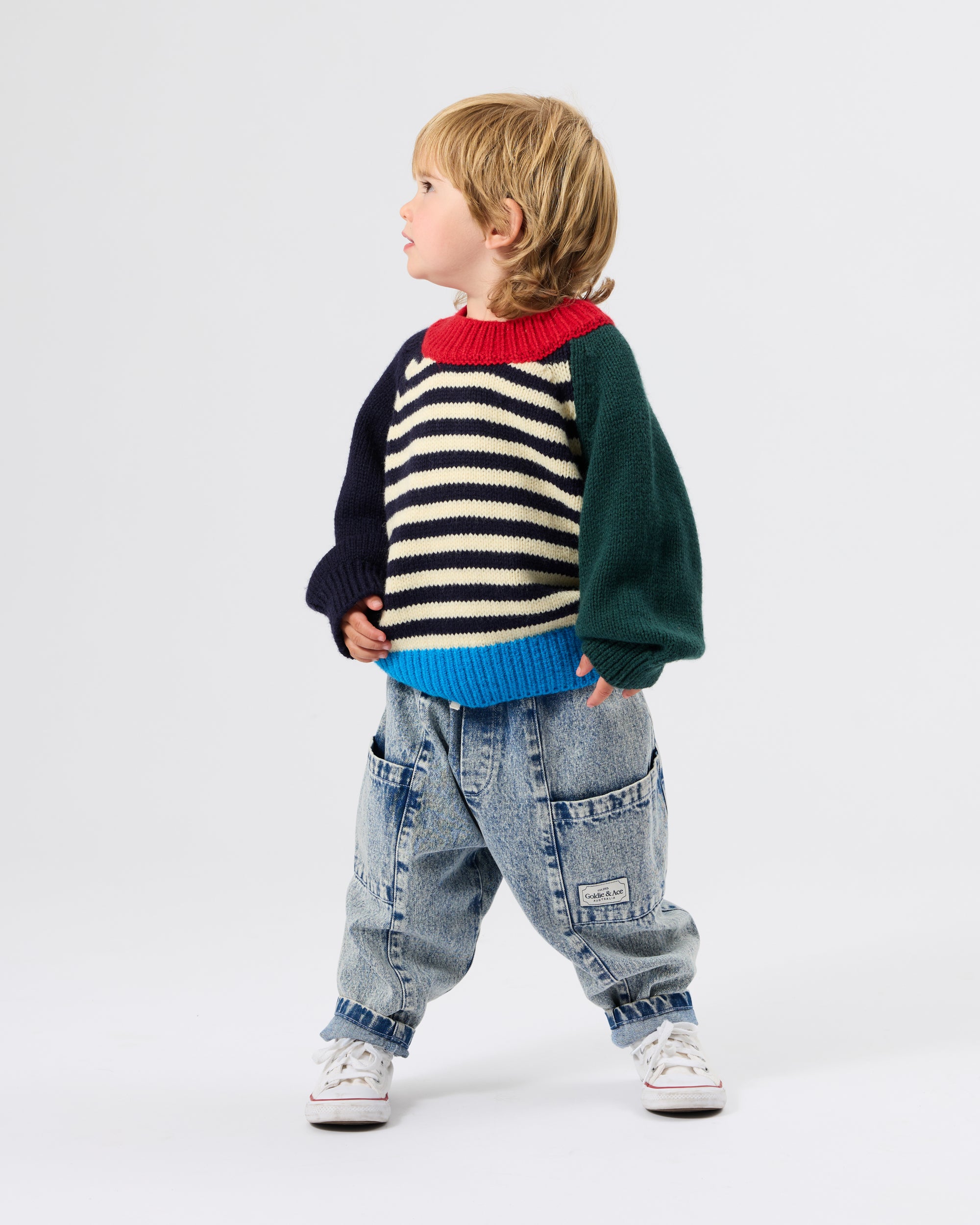 Goldie + Ace - Kit Denim Pocket Pant Light Denim