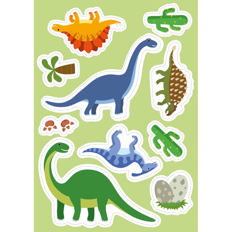Sassi - Stickers and Activities Book Dinosaurs