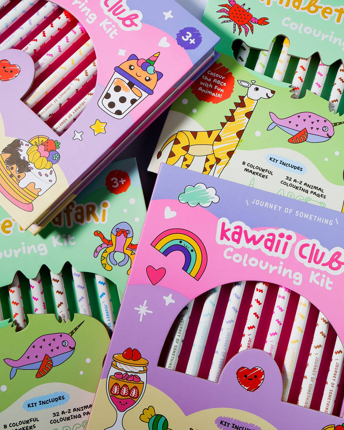 Journey of Something - Alphabet Safari Colouring Kit