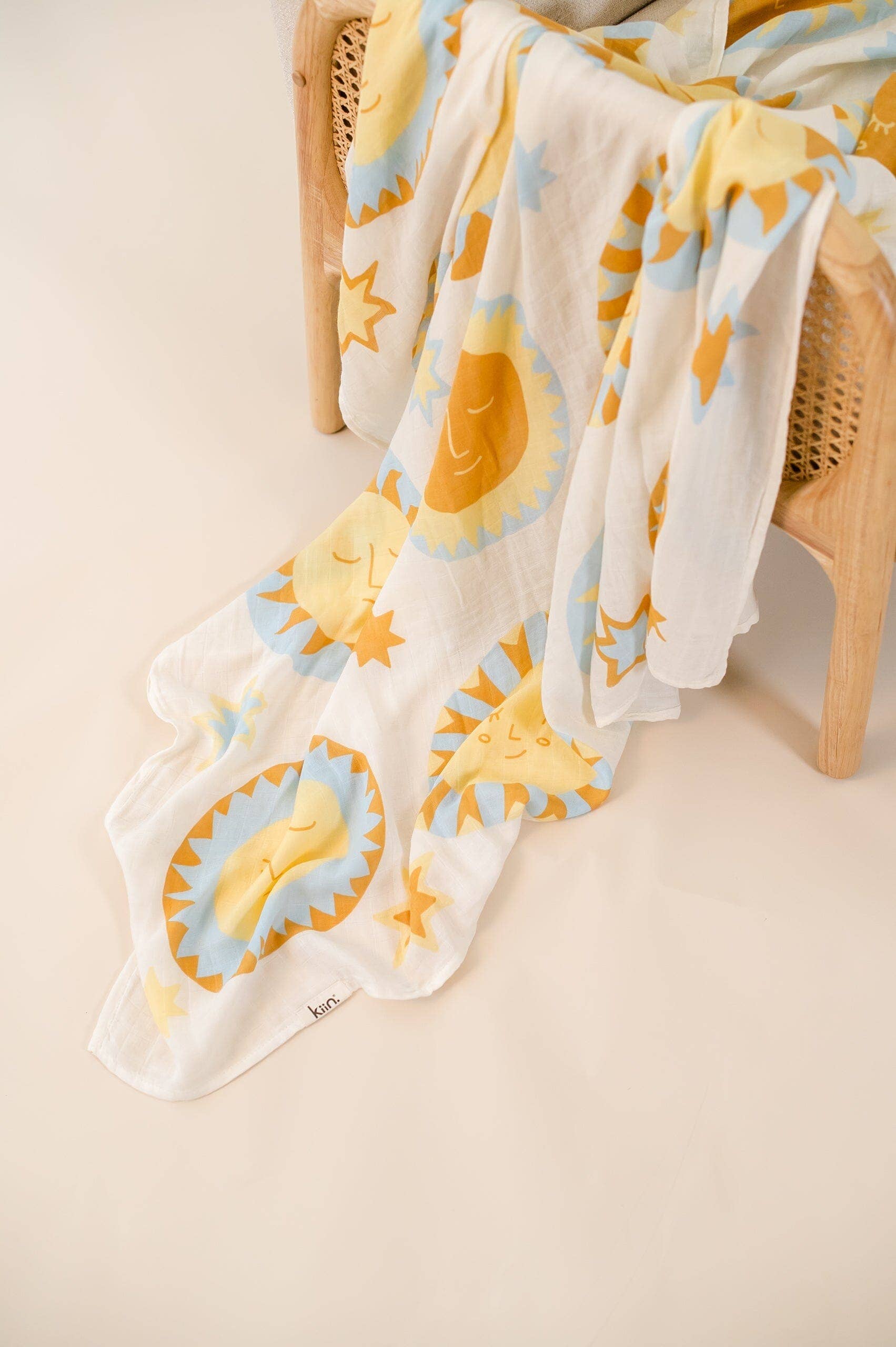Kiin Baby - Organic Muslin Swaddle - Sunny Day (Limited Edition)