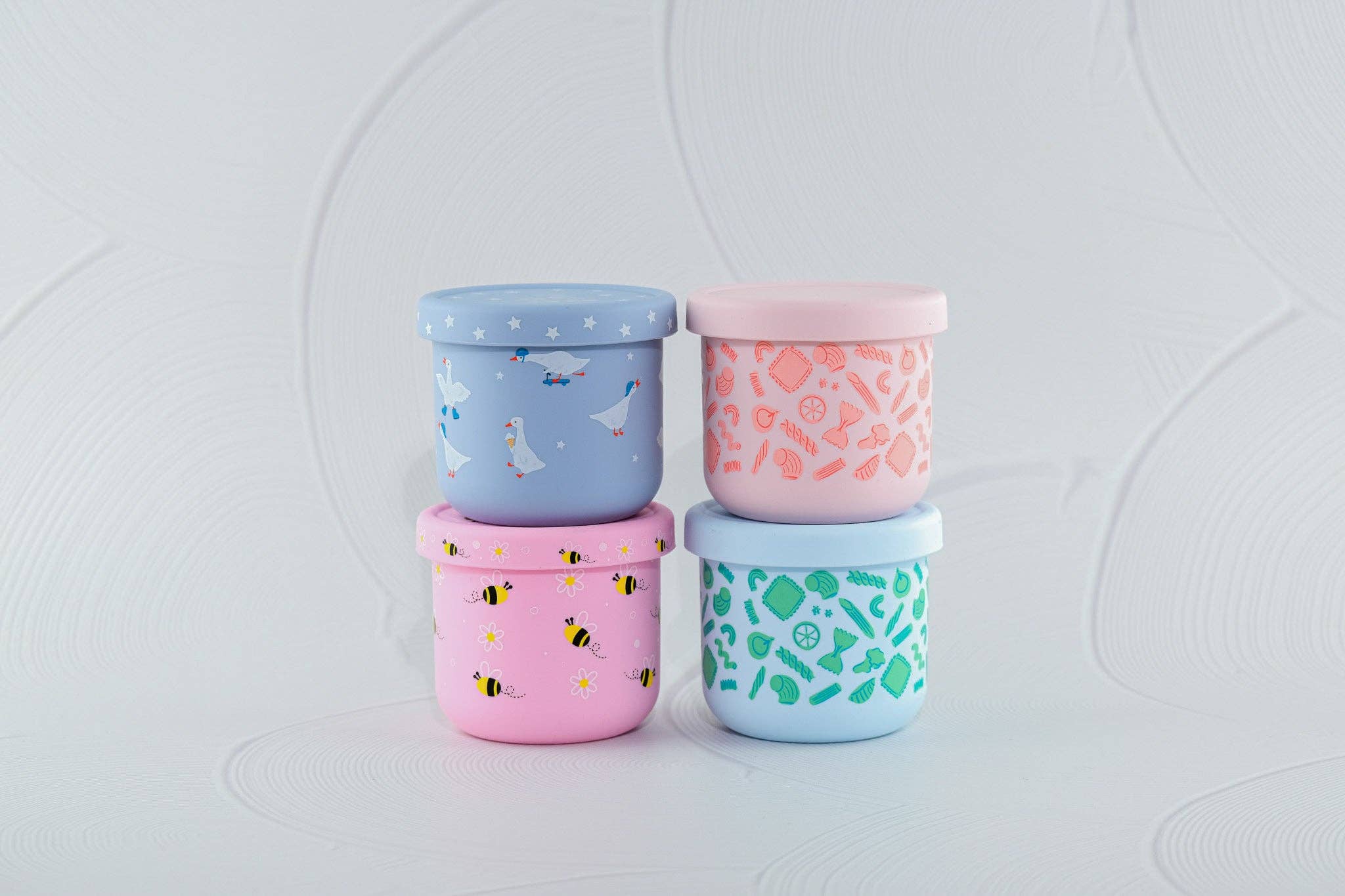BBcino - Reusable Silicone Snack Pot Silly Goose