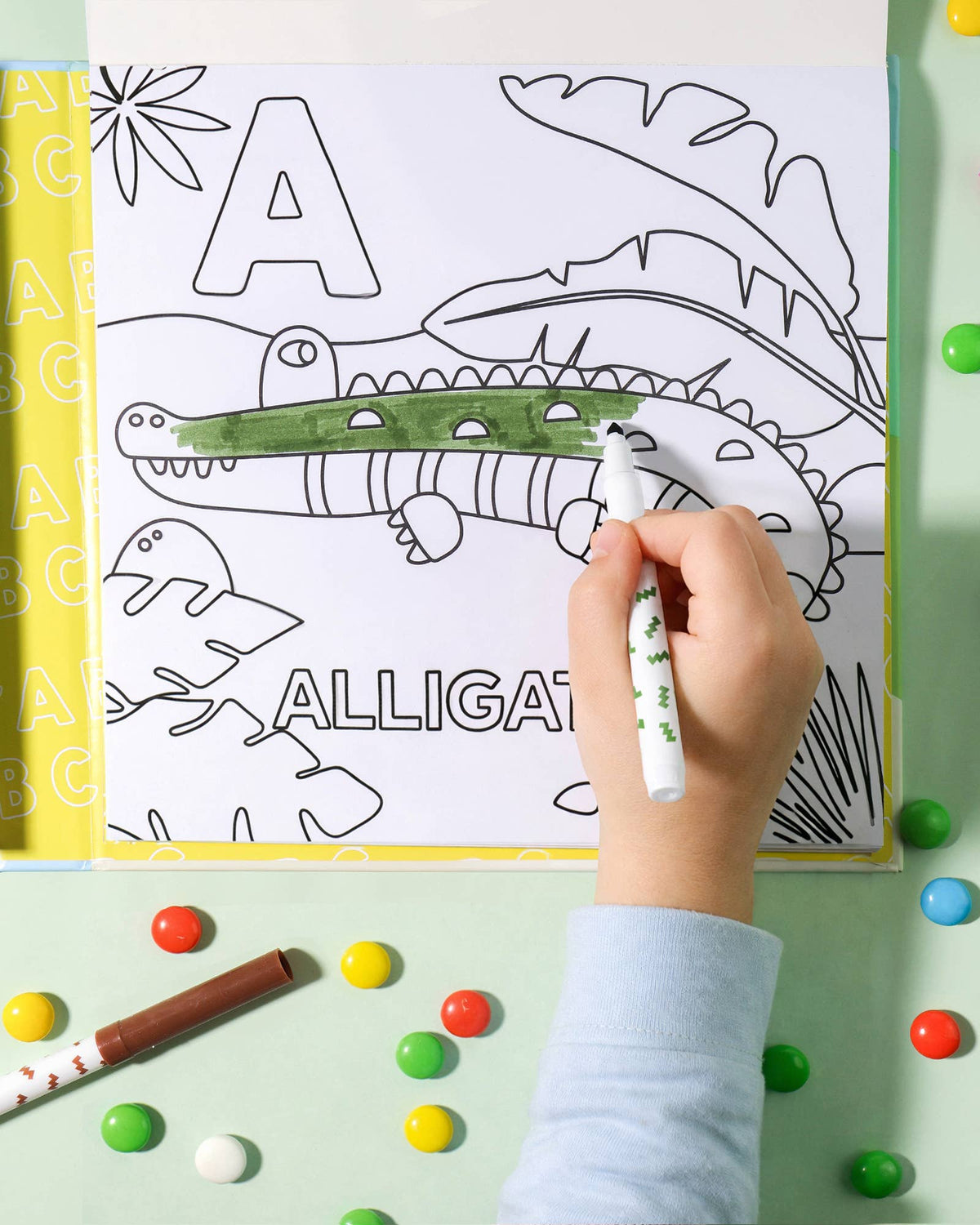 Journey of Something - Alphabet Safari Colouring Kit