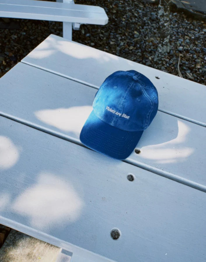 Ziggy Zaza ~ Violets Are Blue Cap Washed Blue