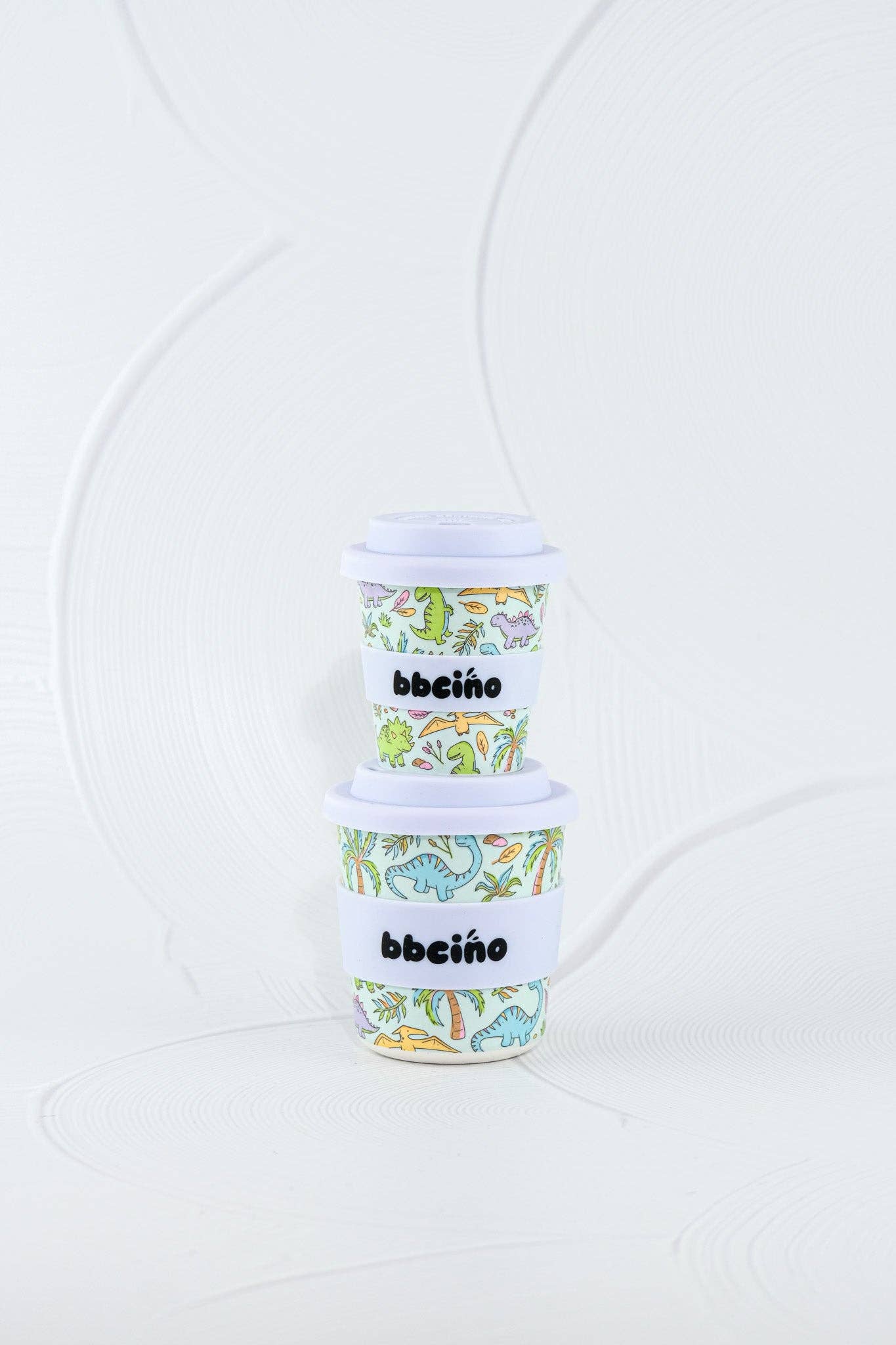 BBcino - Reusable Babycino Cup 240ml Sip-a-Saurus