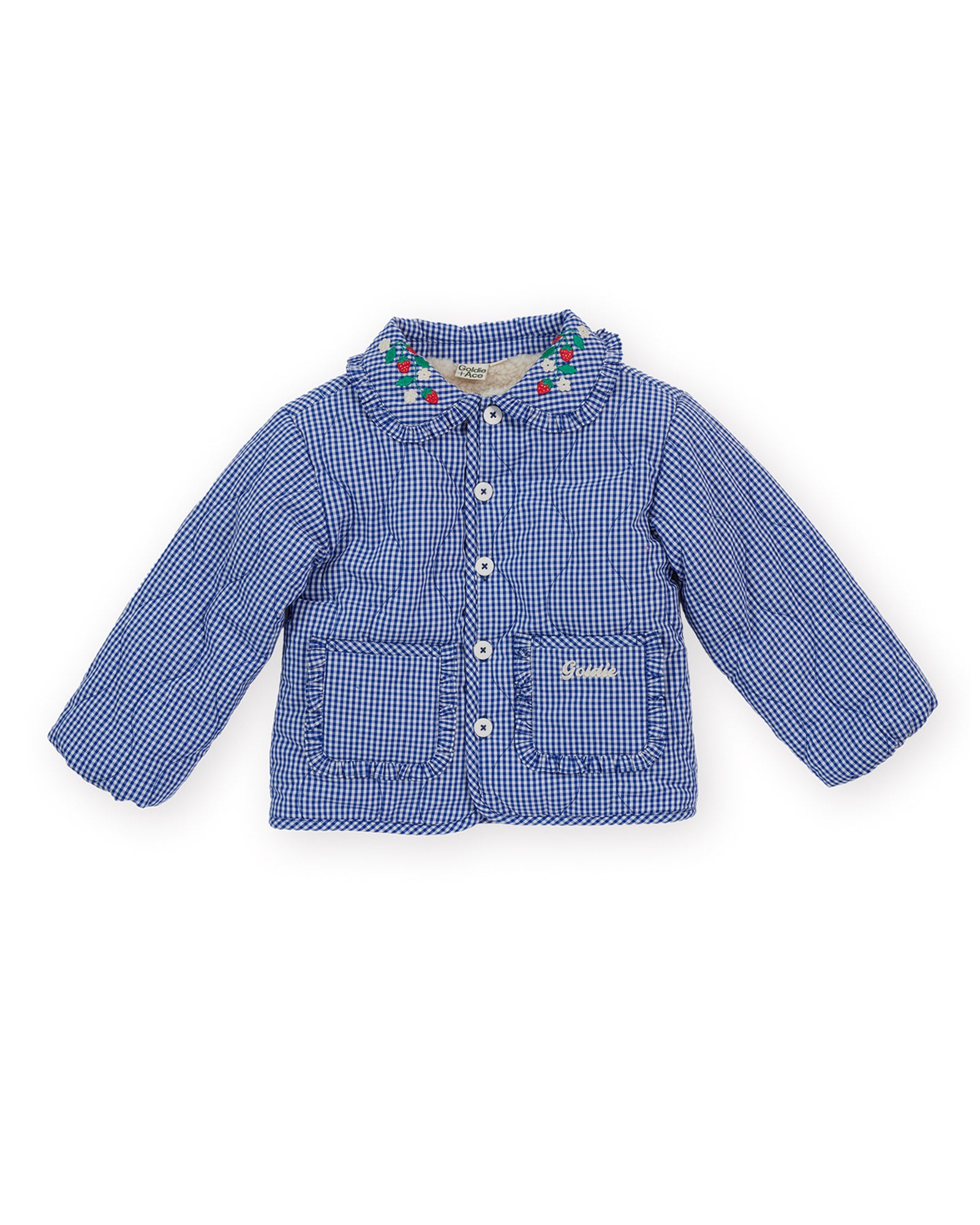 Goldie + Ace - Wild Strawberry Gingham Padded Jacket