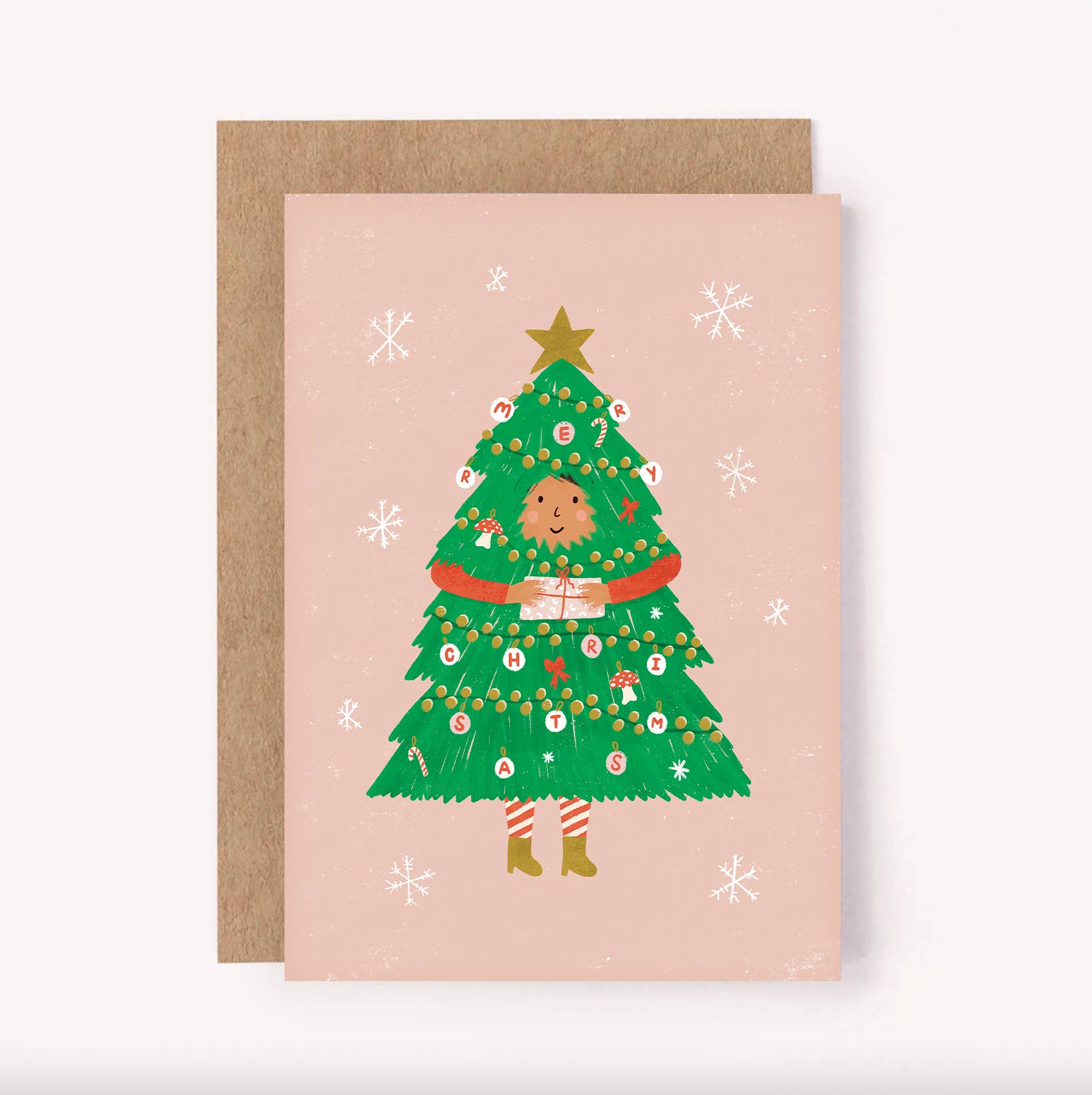 Lauren Sissons Studio - Christmas Tree Helper Greeting Card