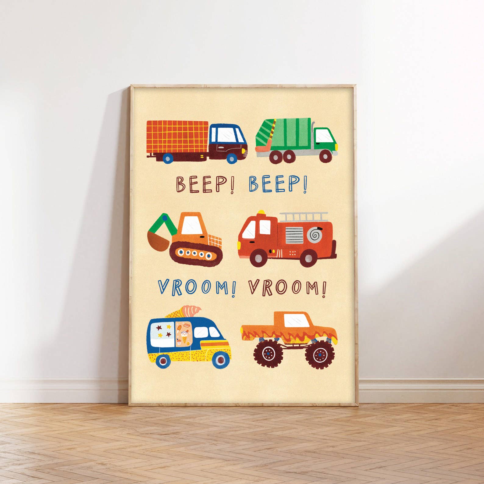 Lauren Sissons Studio - Vehicles A4 Wall Art Print