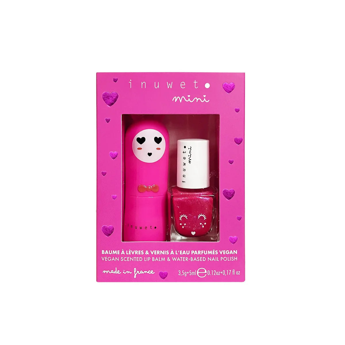 Inuwet - Lip And Nail Duo Gift Set Cherry