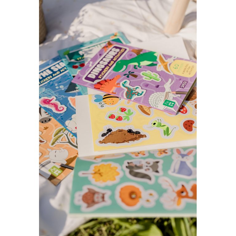 Sassi - Stickers and Activities Book Dinosaurs