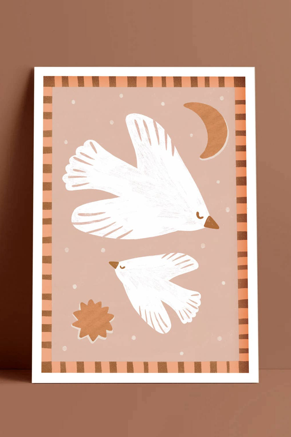 Lauren Sissons Studio - Flying High Bird A4 Wall Art Print