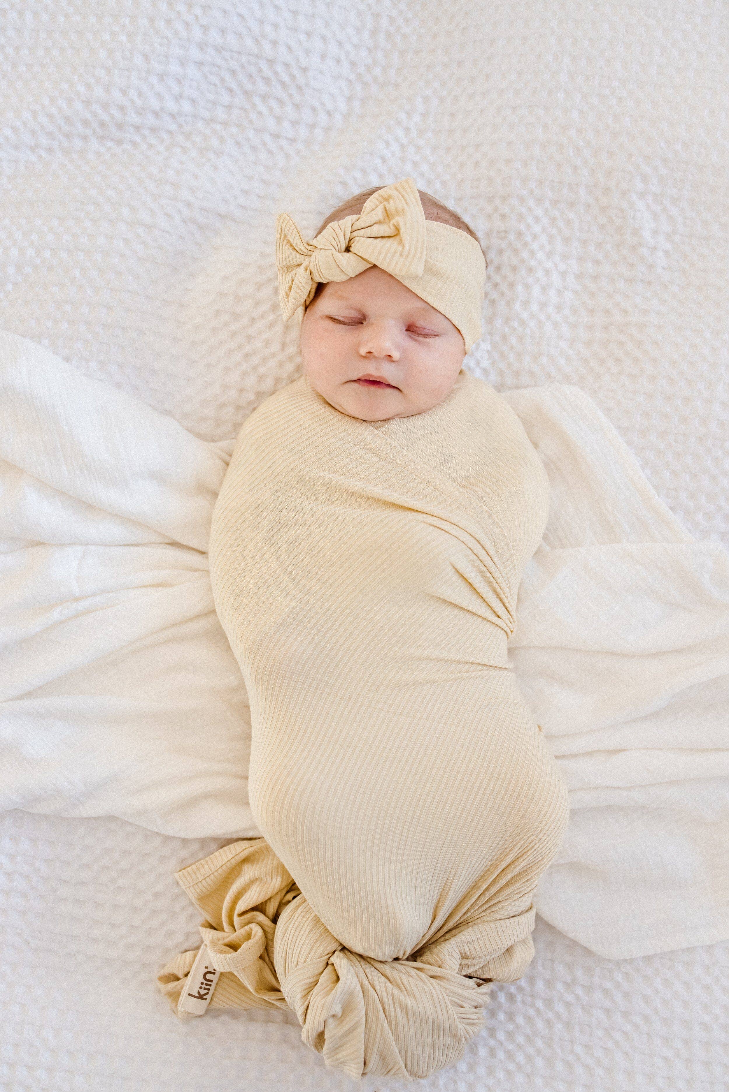 Kiin Baby - Bamboo Stretch Swaddle Oat