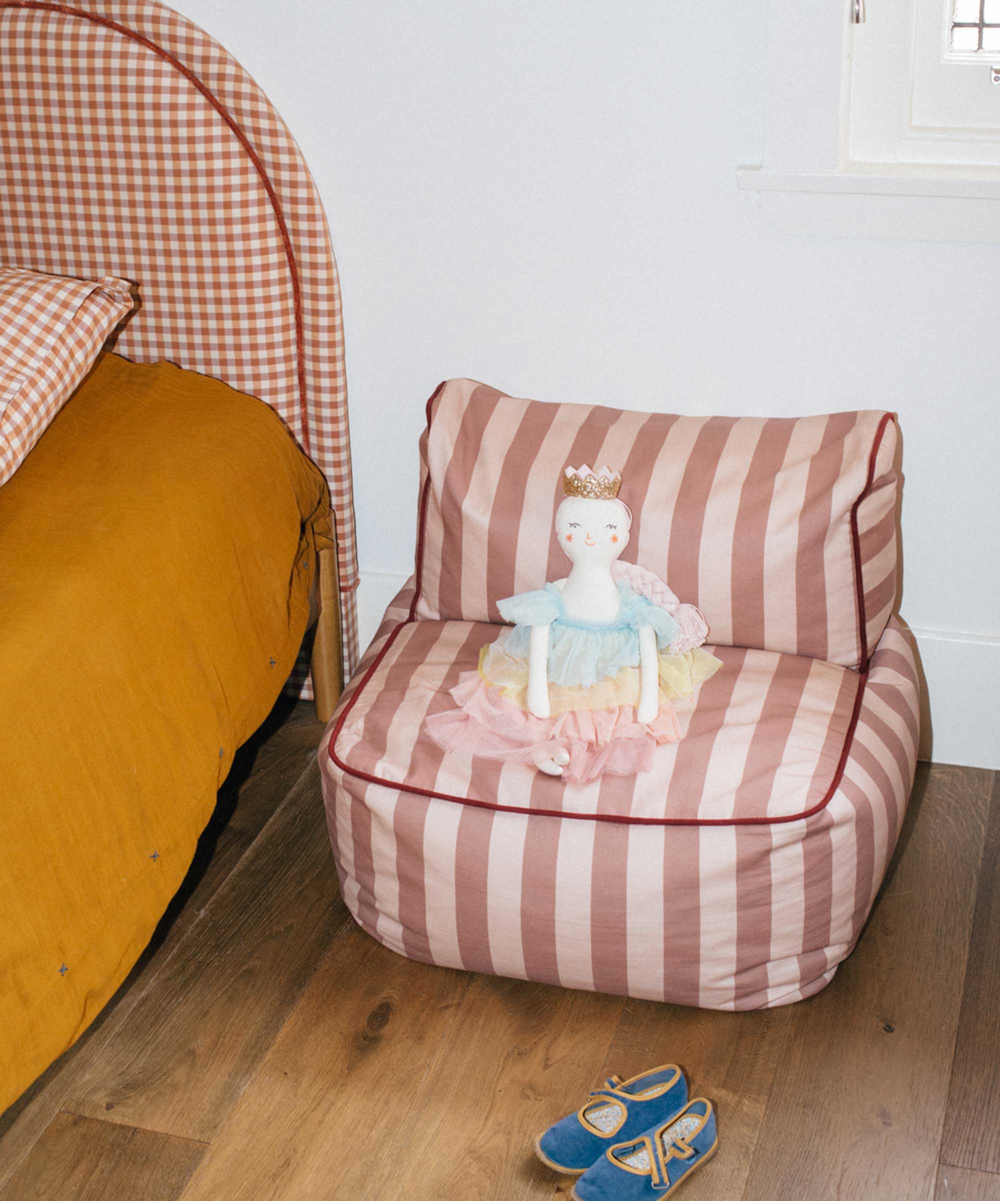 Philé - Striped Toddler Lounger Pink