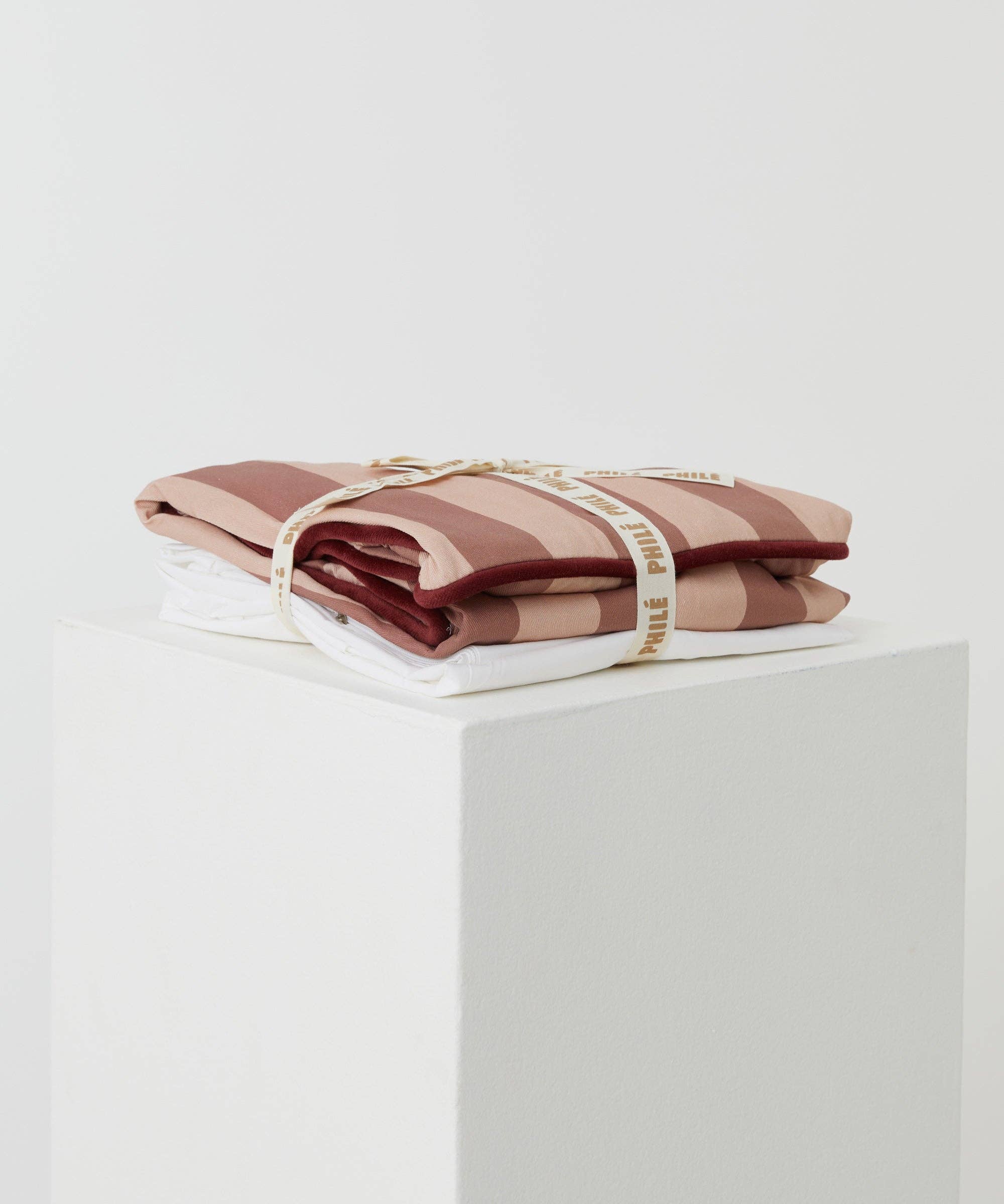 Philé - Striped Toddler Lounger Pink