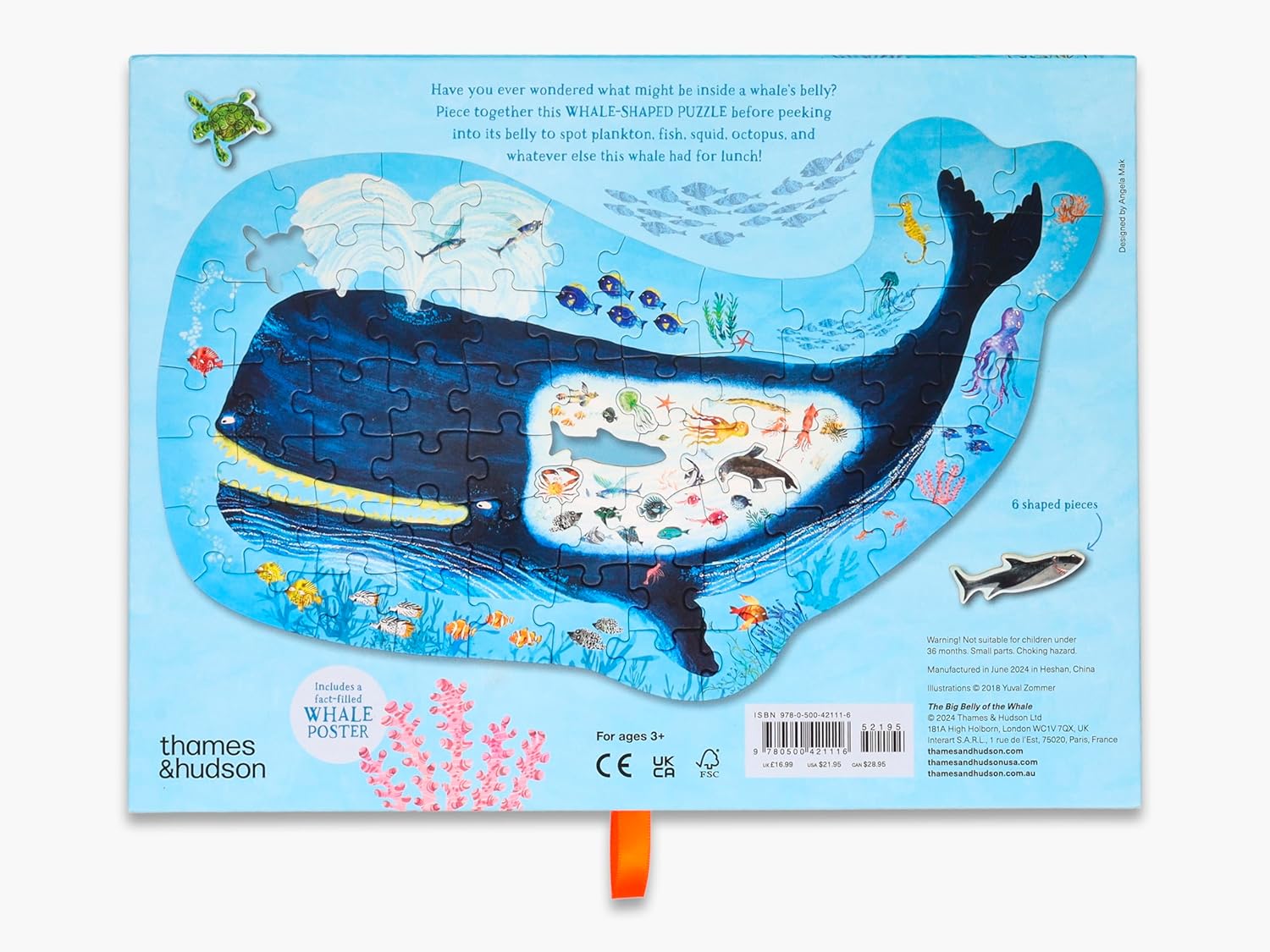 Yuval Zommer's Big Belly of The Whale: A Shaped Jigsaw Puzzle