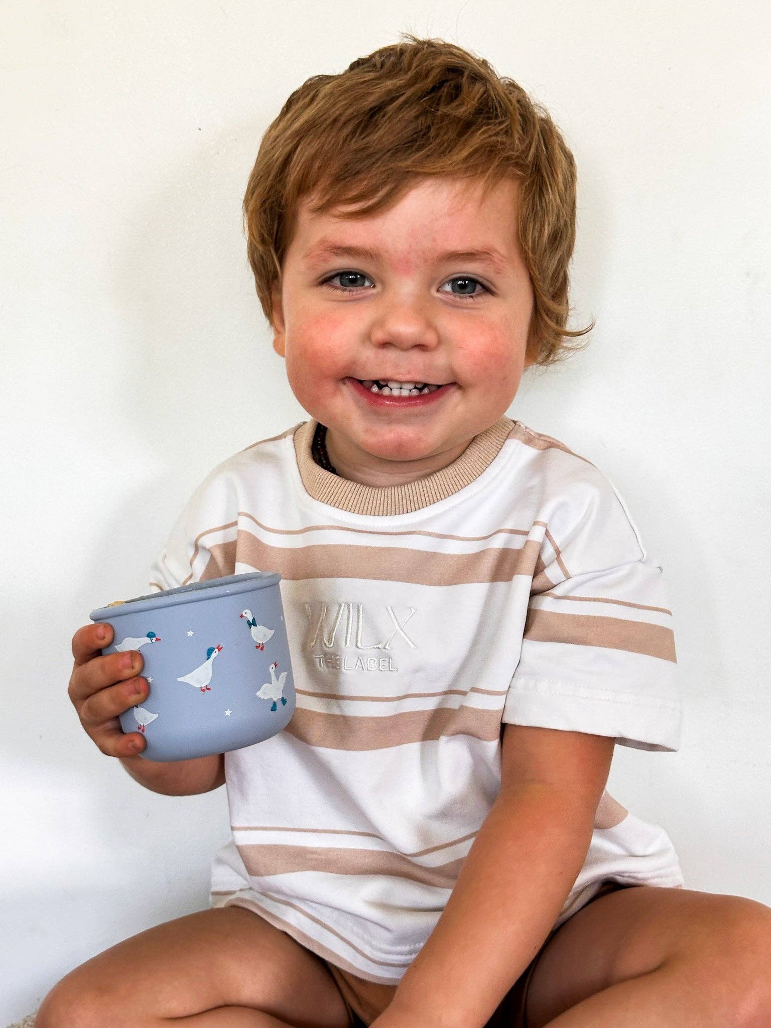 BBcino - Reusable Silicone Snack Pot Silly Goose