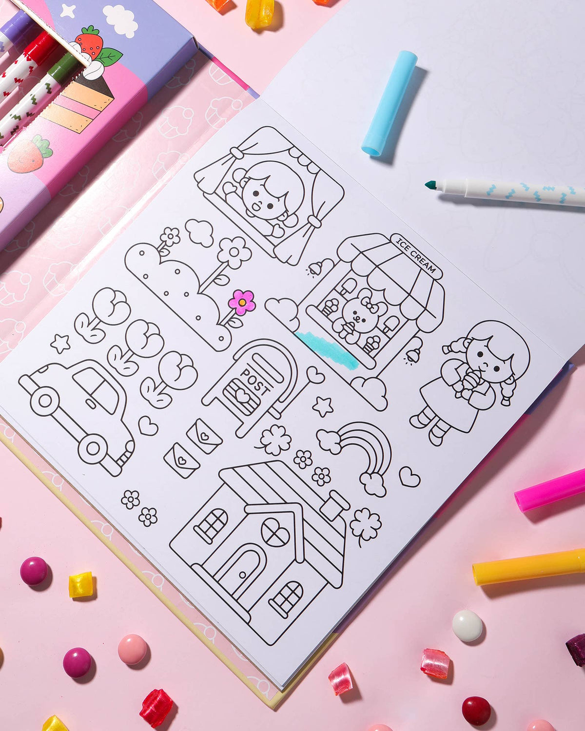 Journey of Something - Kawaii Club Colouring Kit