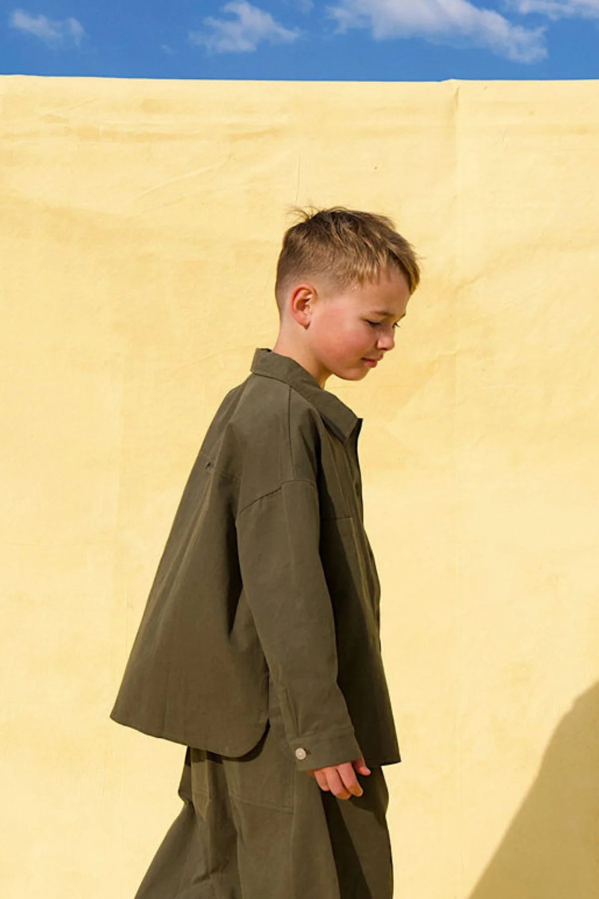 Little The Label - The Sunny Shirt Jacket Khaki