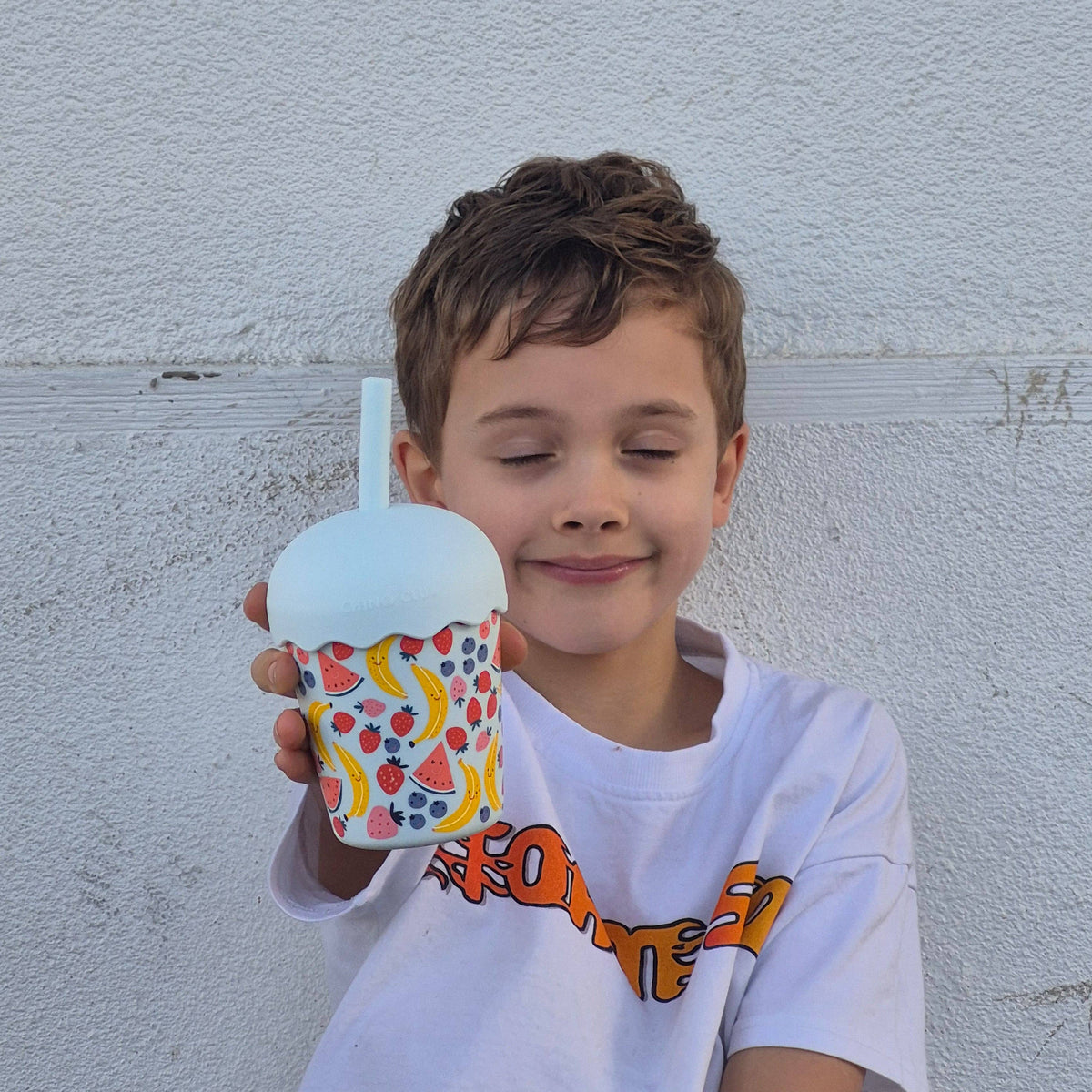 Chino Club - Blue Fruits Mini Smoothie Cup & Straw 200ml
