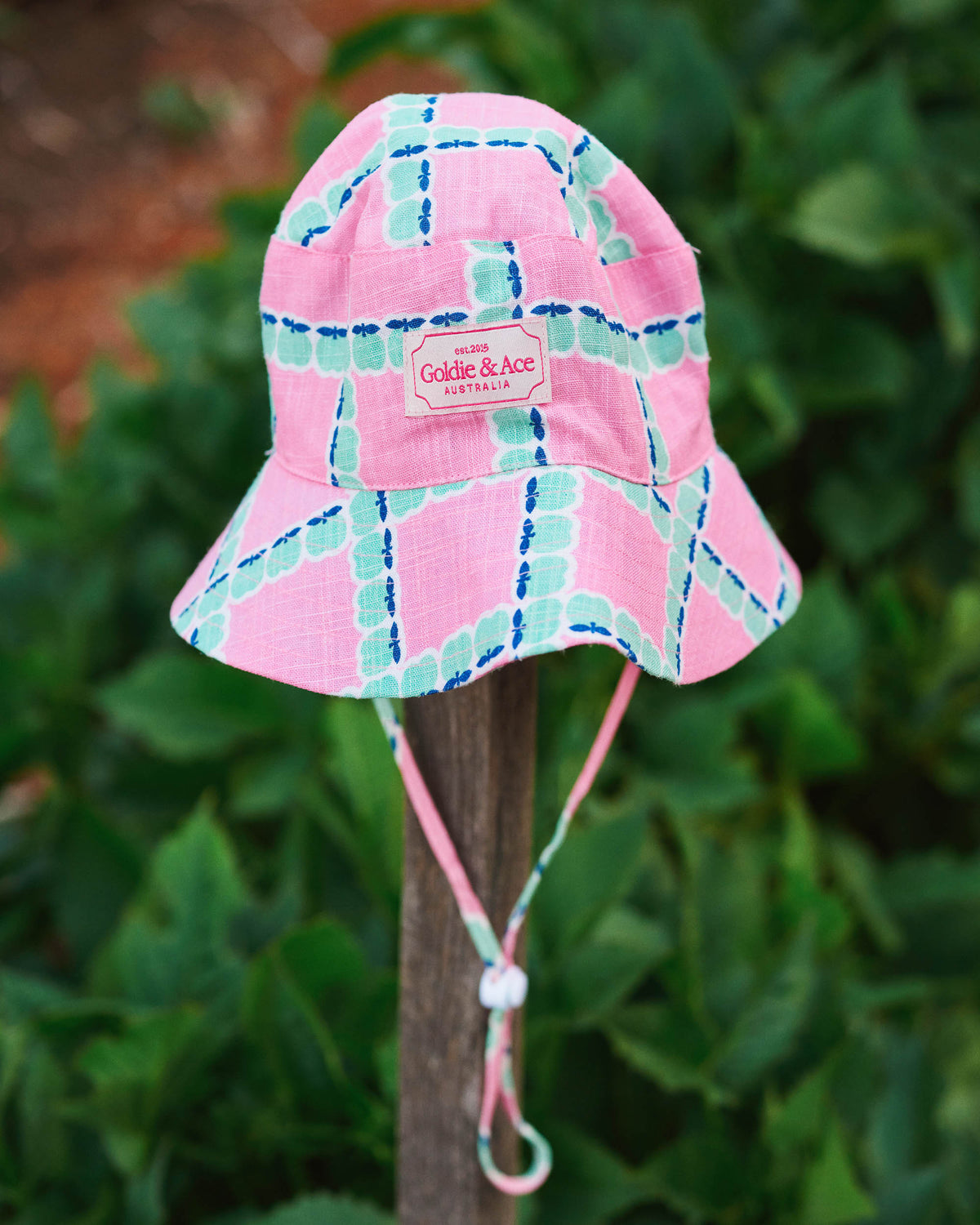 Goldie + Ace - Apple Check Bucket Hat