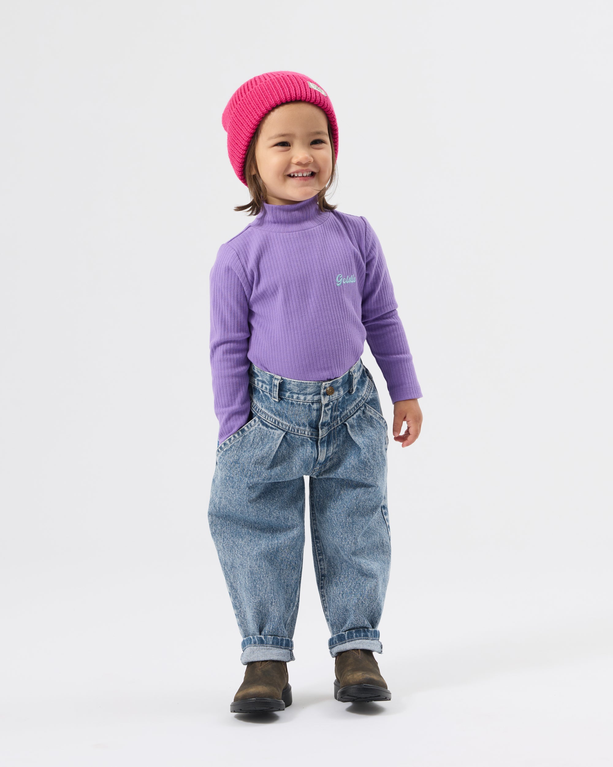 Goldie + Ace - Wool Beanie Pink