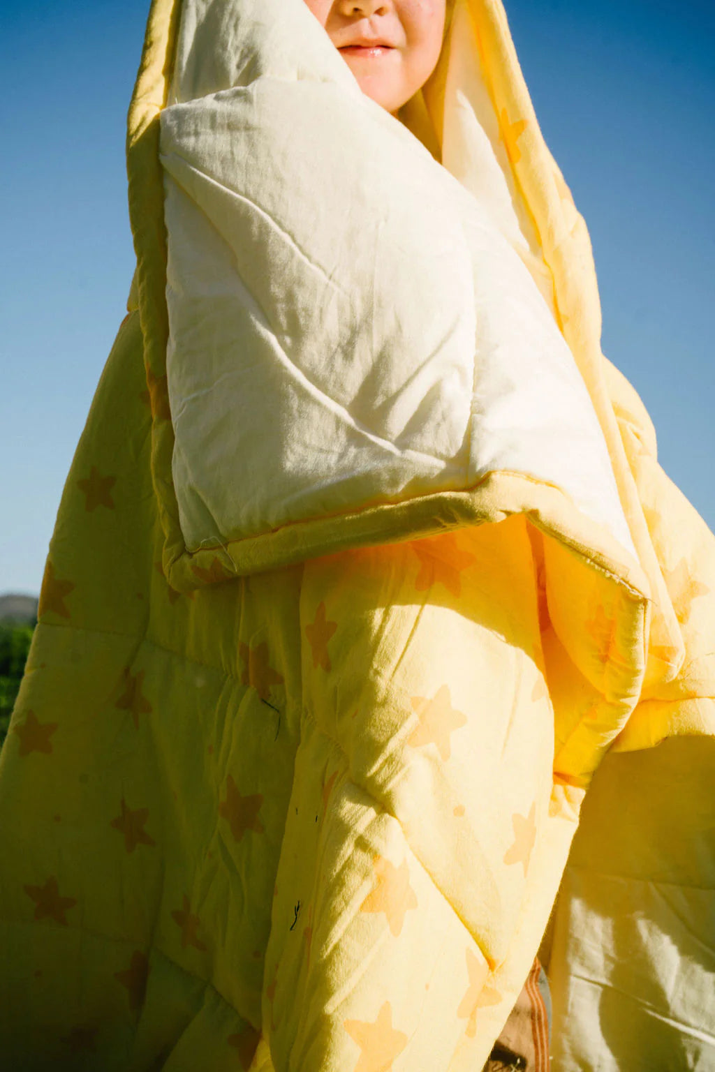 PRE-ORDER Play Linen - Star Sprinkle Reversible Quilt Cot