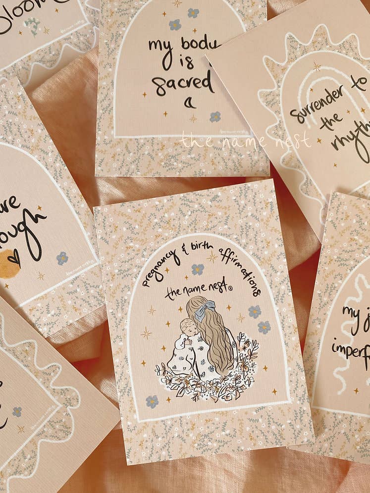 The Name Nest - Pregnancy and Birth Affirmation Cards