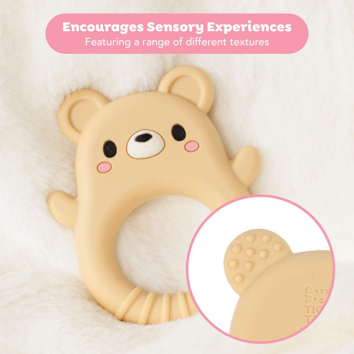 Tiger Tribe - Silicone Teether Bear