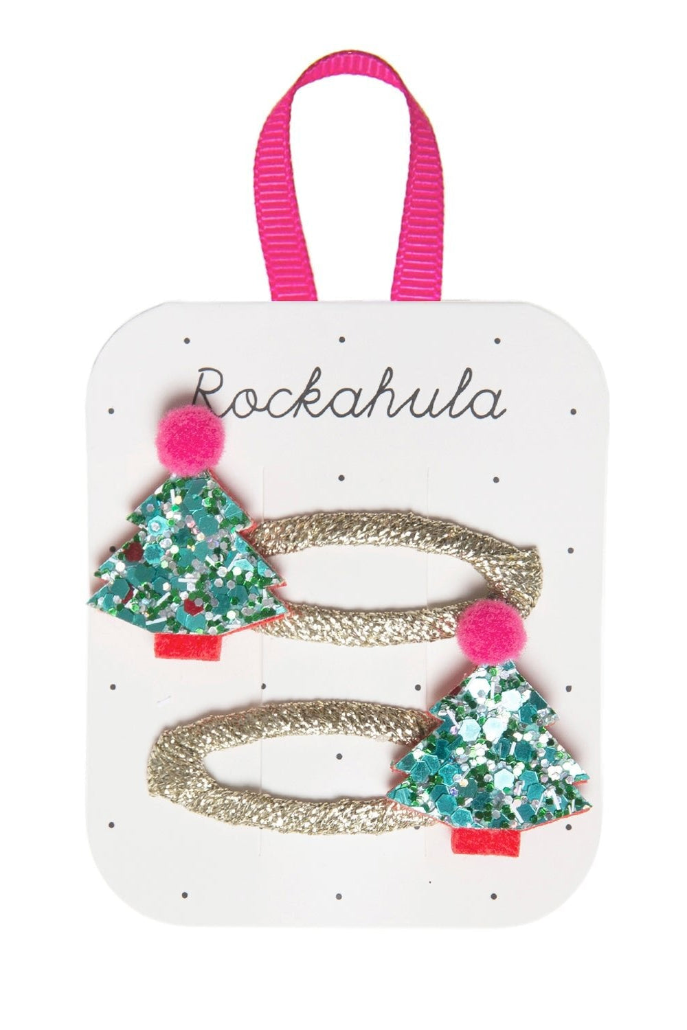 Rockahula - Christmas Tree Glitter Clips
