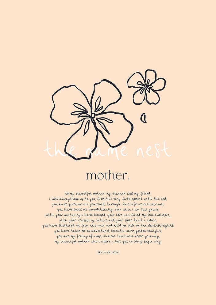 The Name Nest - Mother Muse A4 artwork
