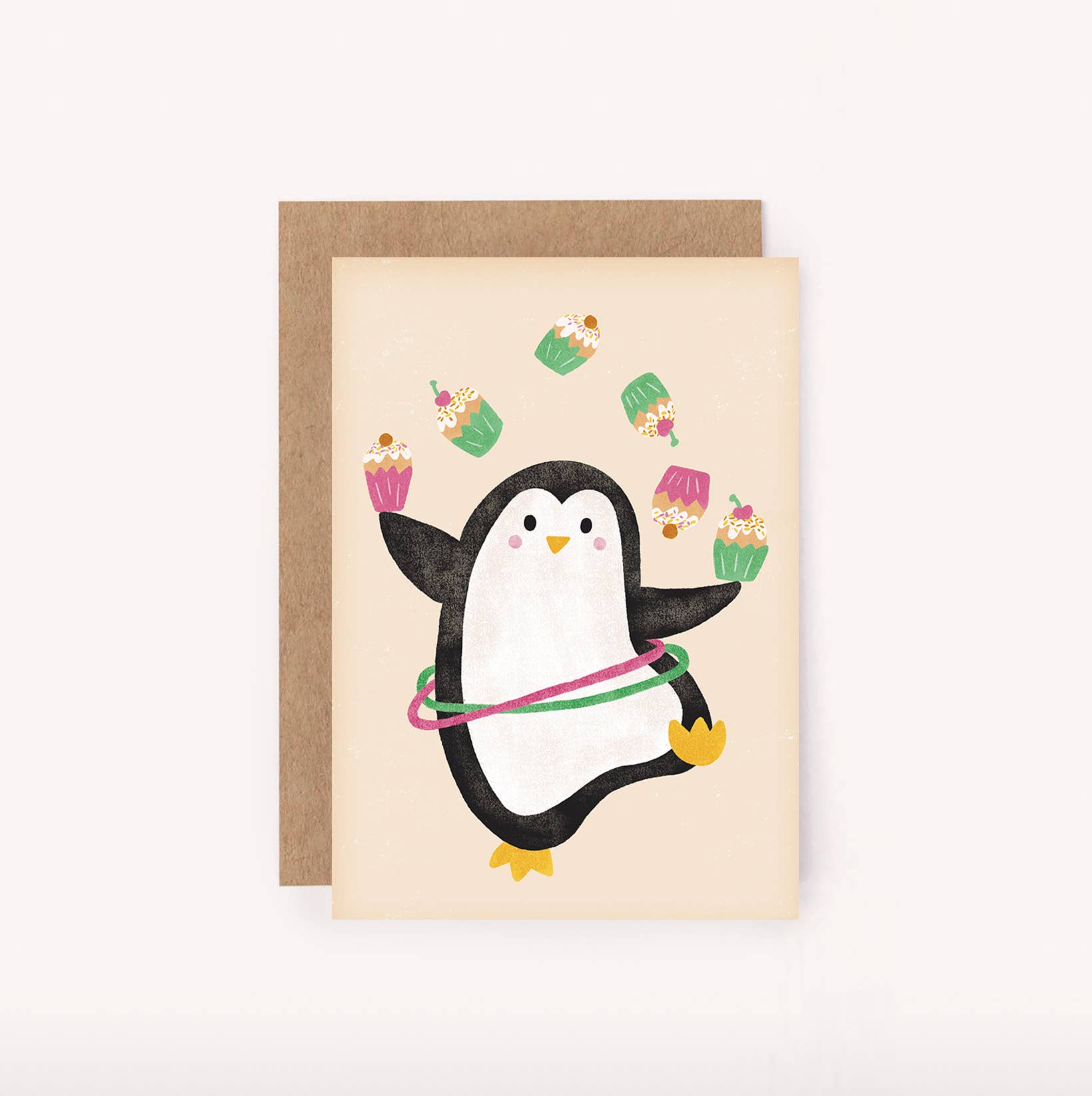 Lauren Sissons Studio - Penguin Birthday Mini Card