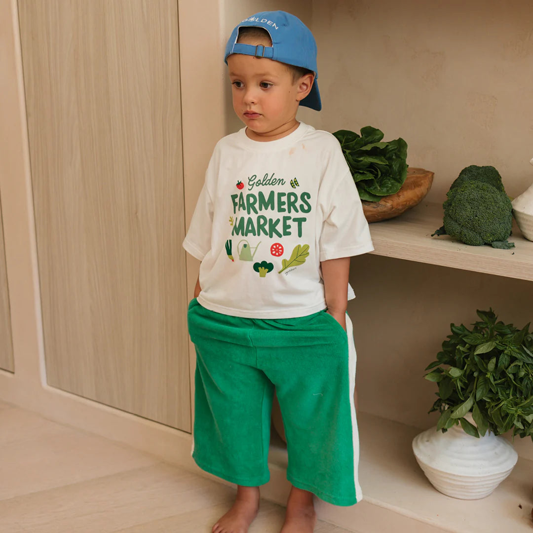 Golden Children - Ciao Tutti Relaxed Pants Terry Towel Leafy Green