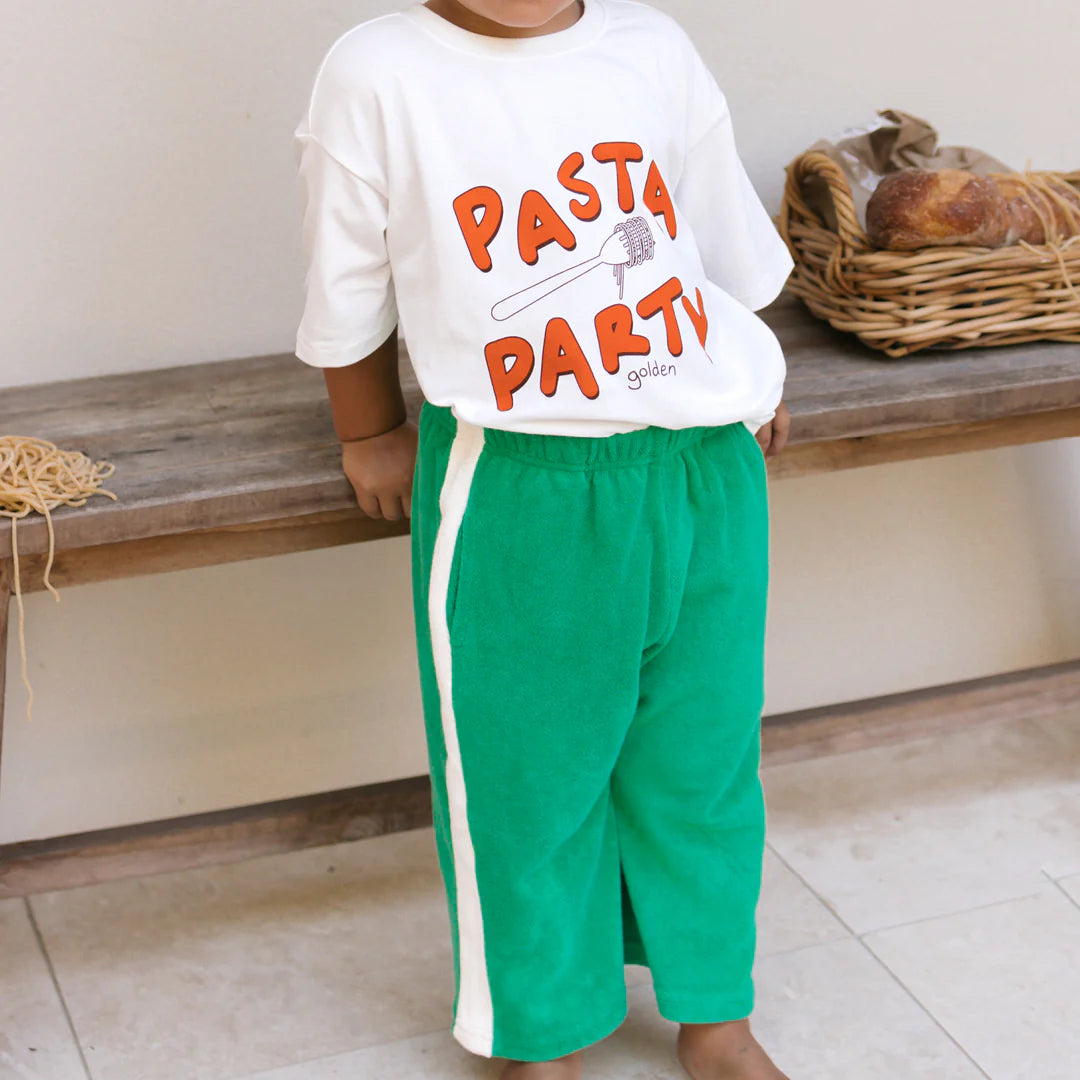 Golden Children - Ciao Tutti Relaxed Pants Terry Towel Leafy Green