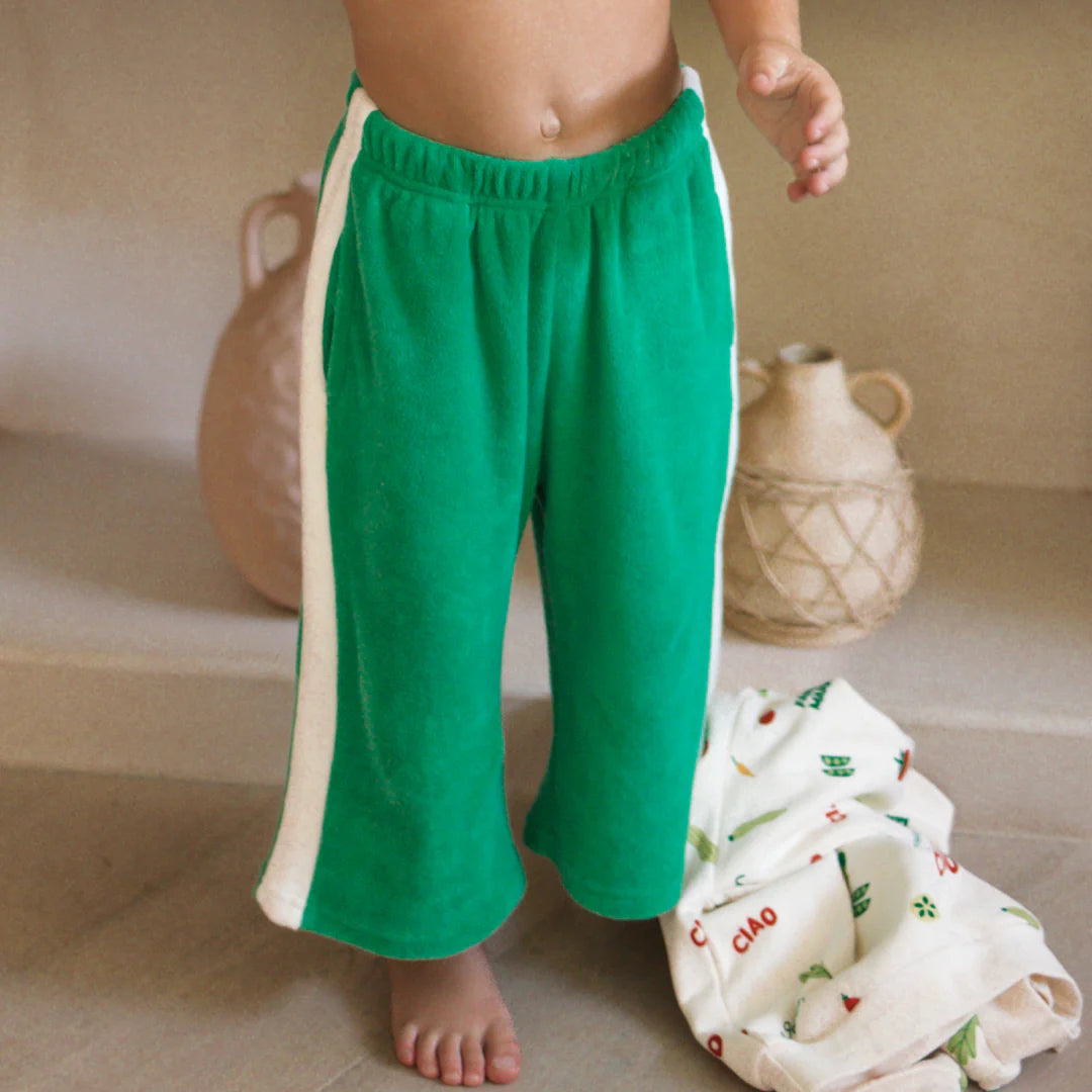 Golden Children - Ciao Tutti Relaxed Pants Terry Towel Leafy Green