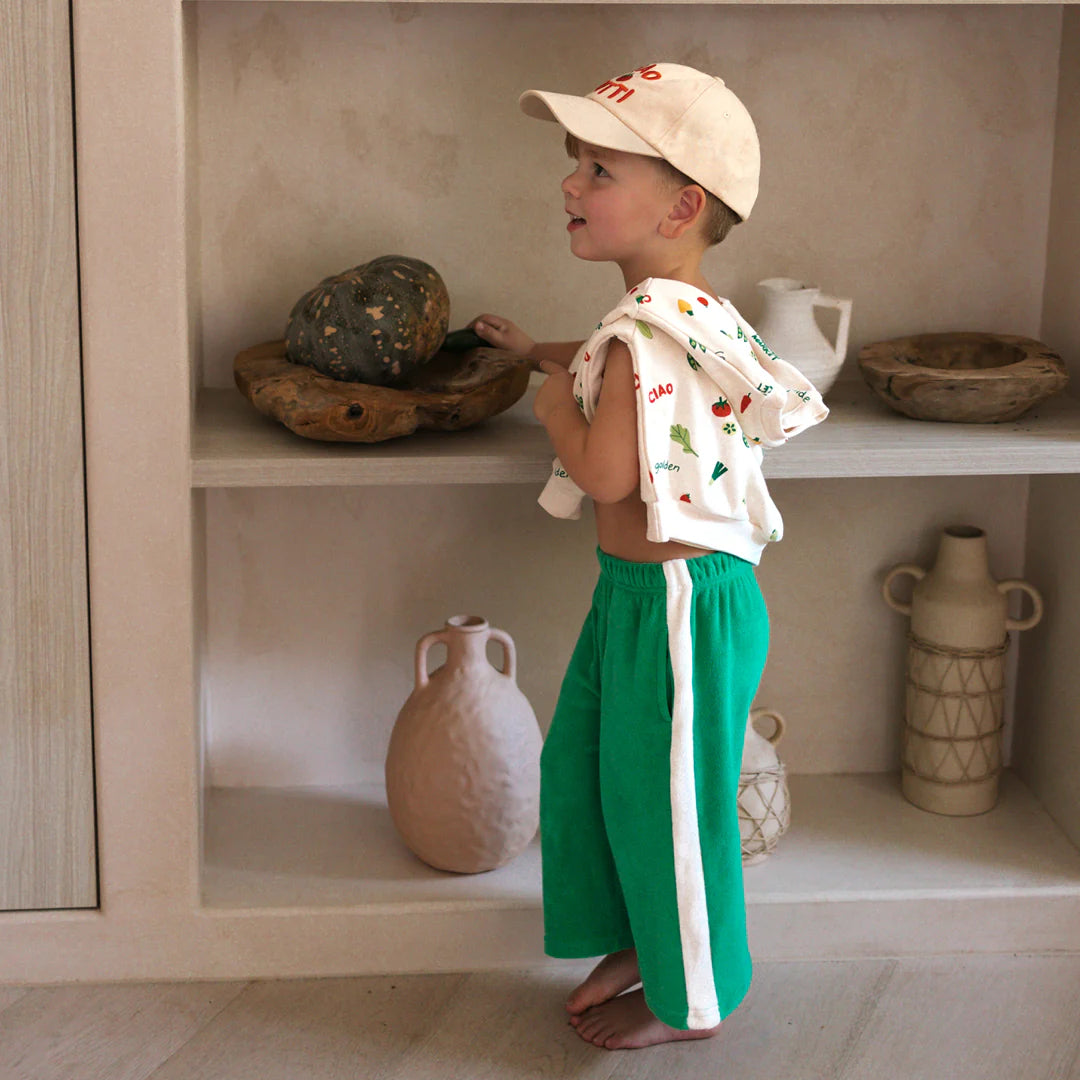 Golden Children - Ciao Tutti Relaxed Pants Terry Towel Leafy Green