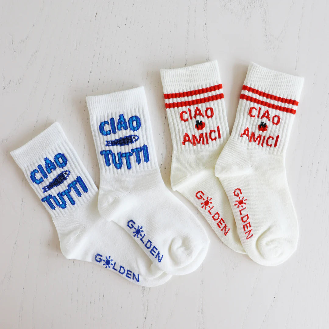 Golden Children - Ciao Tutti Pesci Socks Vanilla