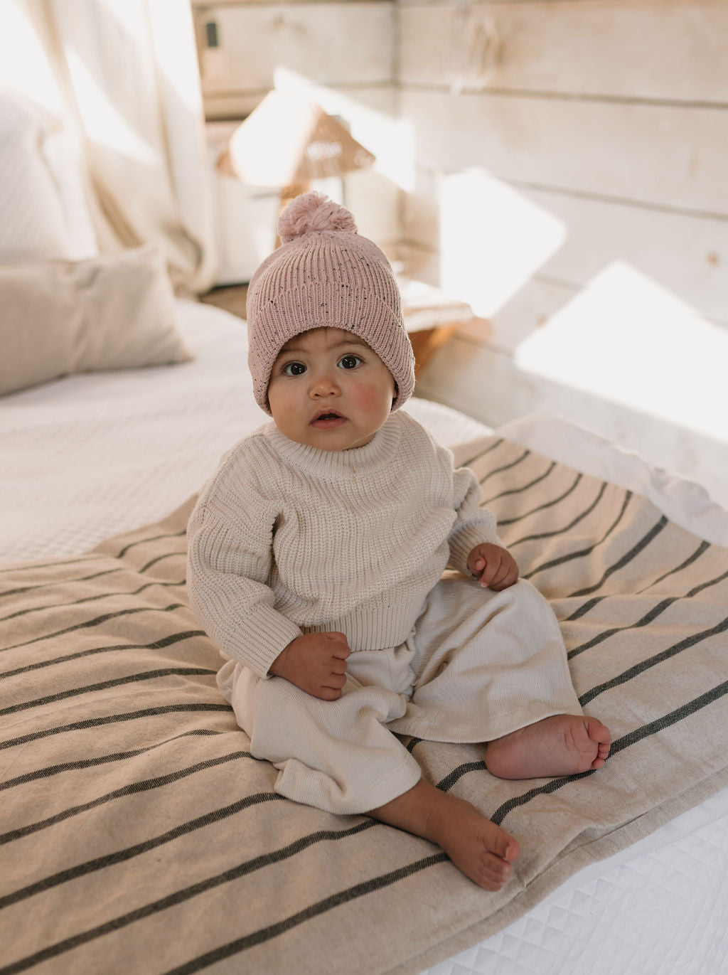 Acorn Kids - Stargaze Beanie Pink Speckle