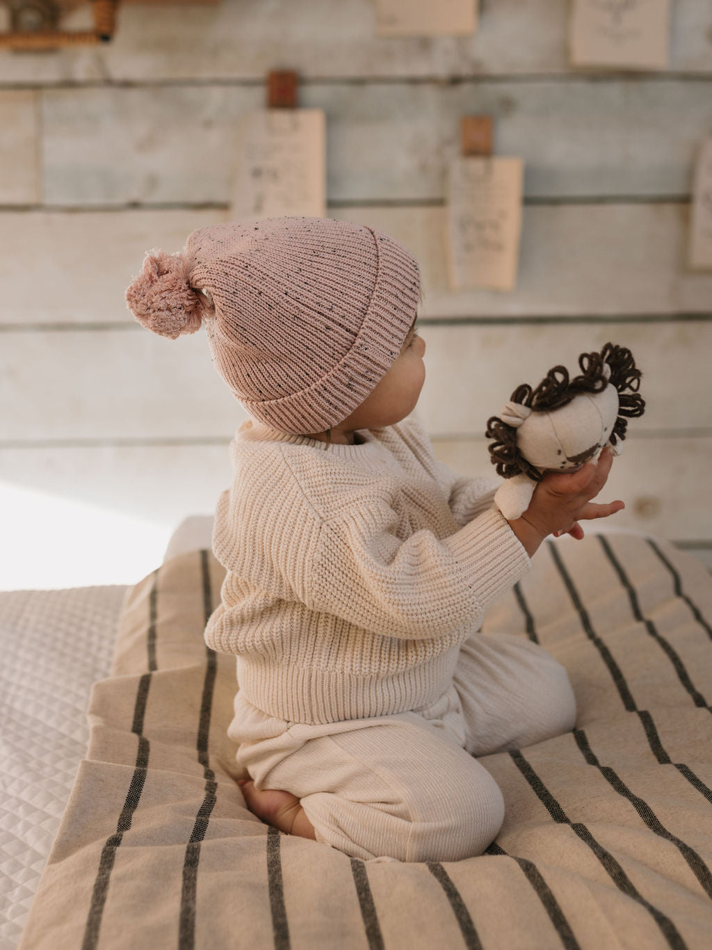 Acorn Kids - Stargaze Beanie Pink Speckle