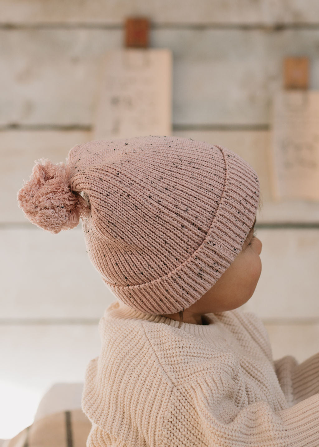 Acorn Kids - Stargaze Beanie Pink Speckle